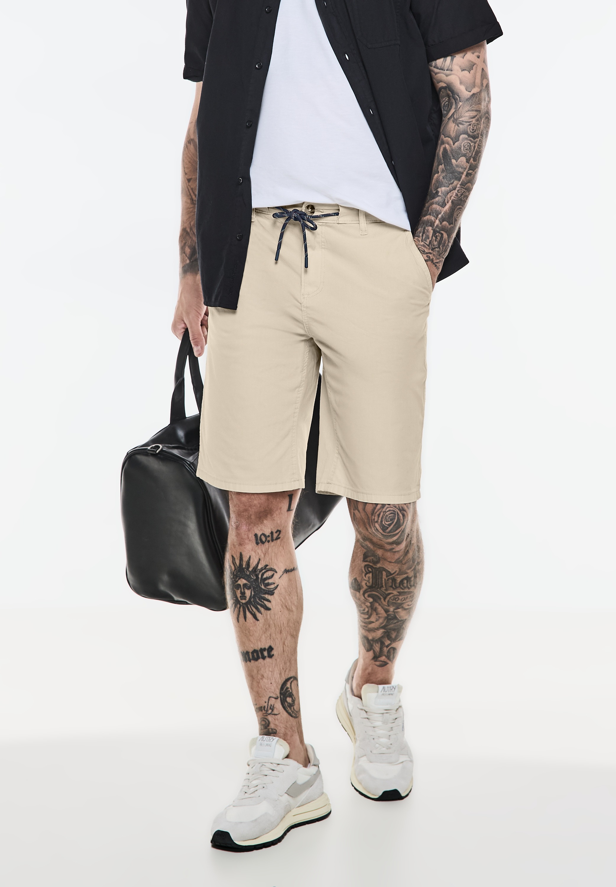 STREET ONE MEN Shorts  mit Tunnelzugband