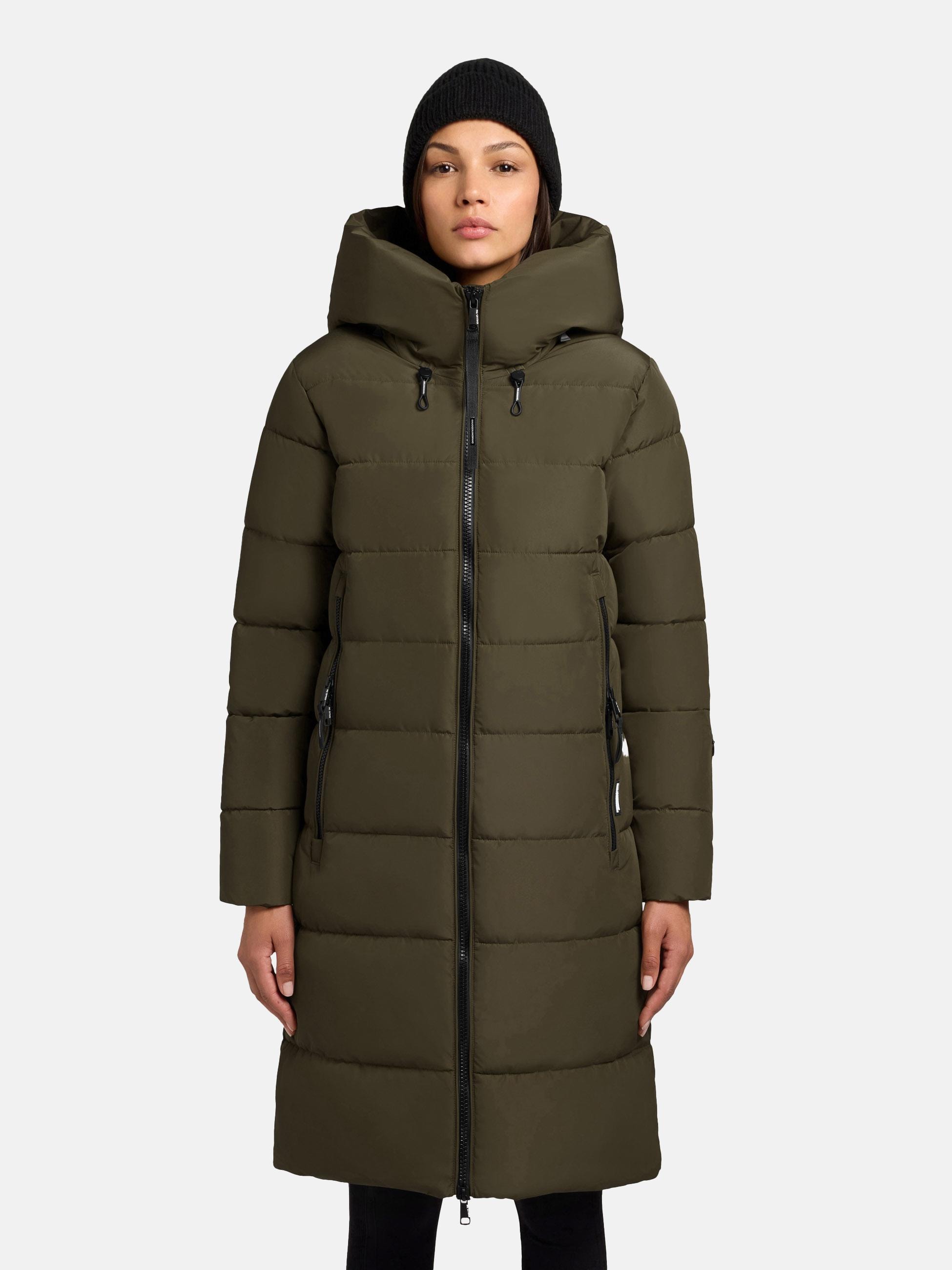 khujo Steppmantel "Jilias5-YM", warmer Damen Wintermantel mit Kapuze und gr günstig online kaufen