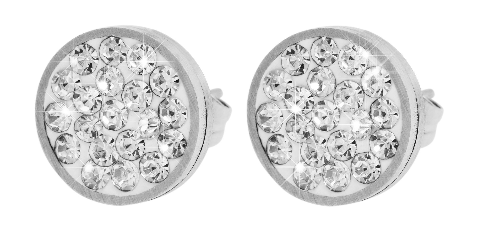 Adelia´s Paar Ohrhänger "Damen Ohrringe – Ohrstecker aus Edelstahl mit Stra günstig online kaufen