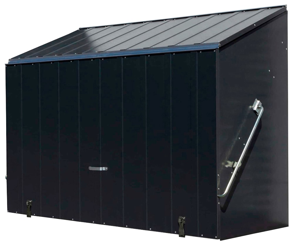 Trimetals Mülltonnenbox "Sesame", Fahrradbox, BxTxH: 185x76x139 cm