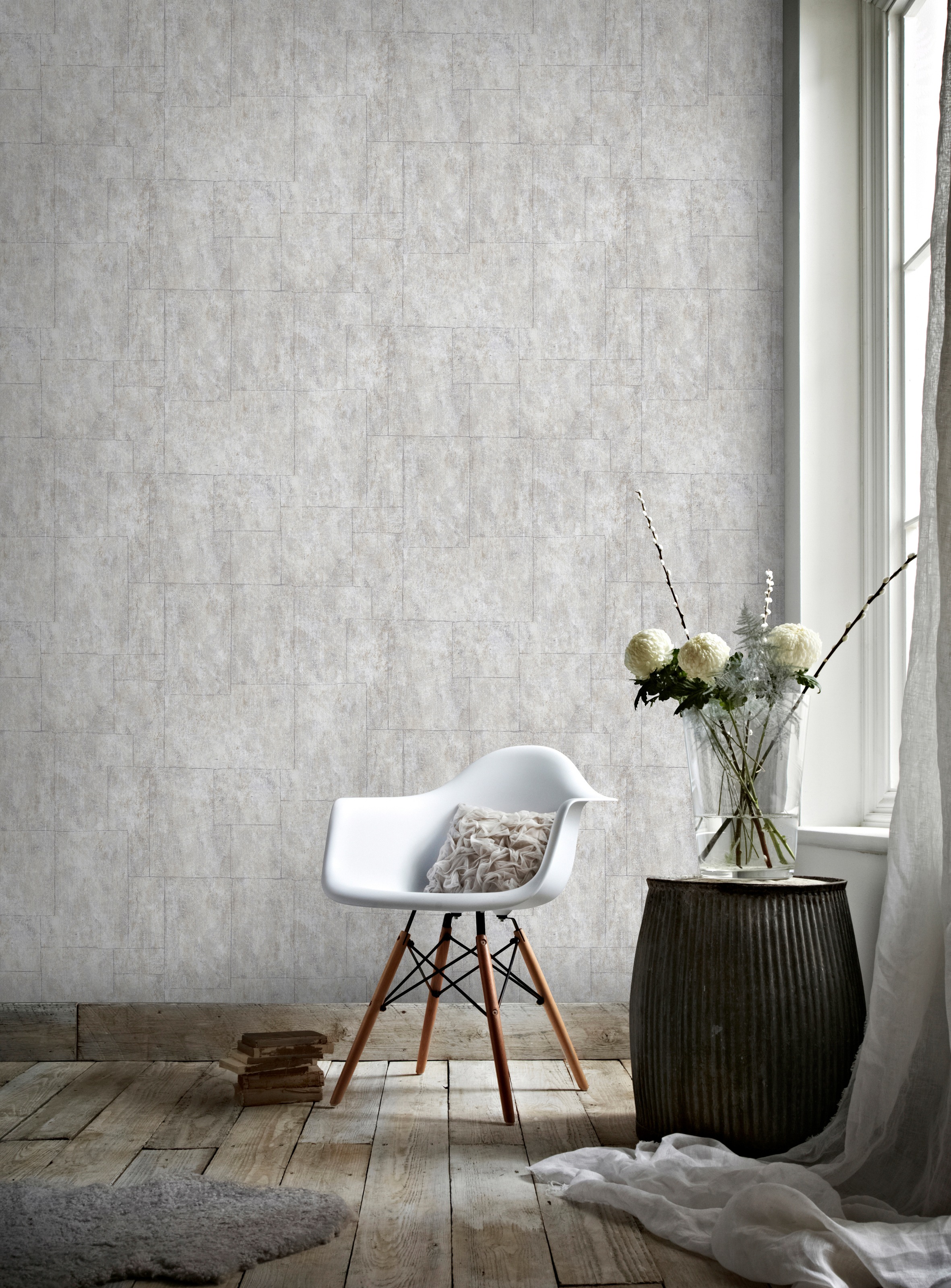 Superfresco Easy Vliestapete »Beton blokken natuurlijk«, 1000 cm Länge