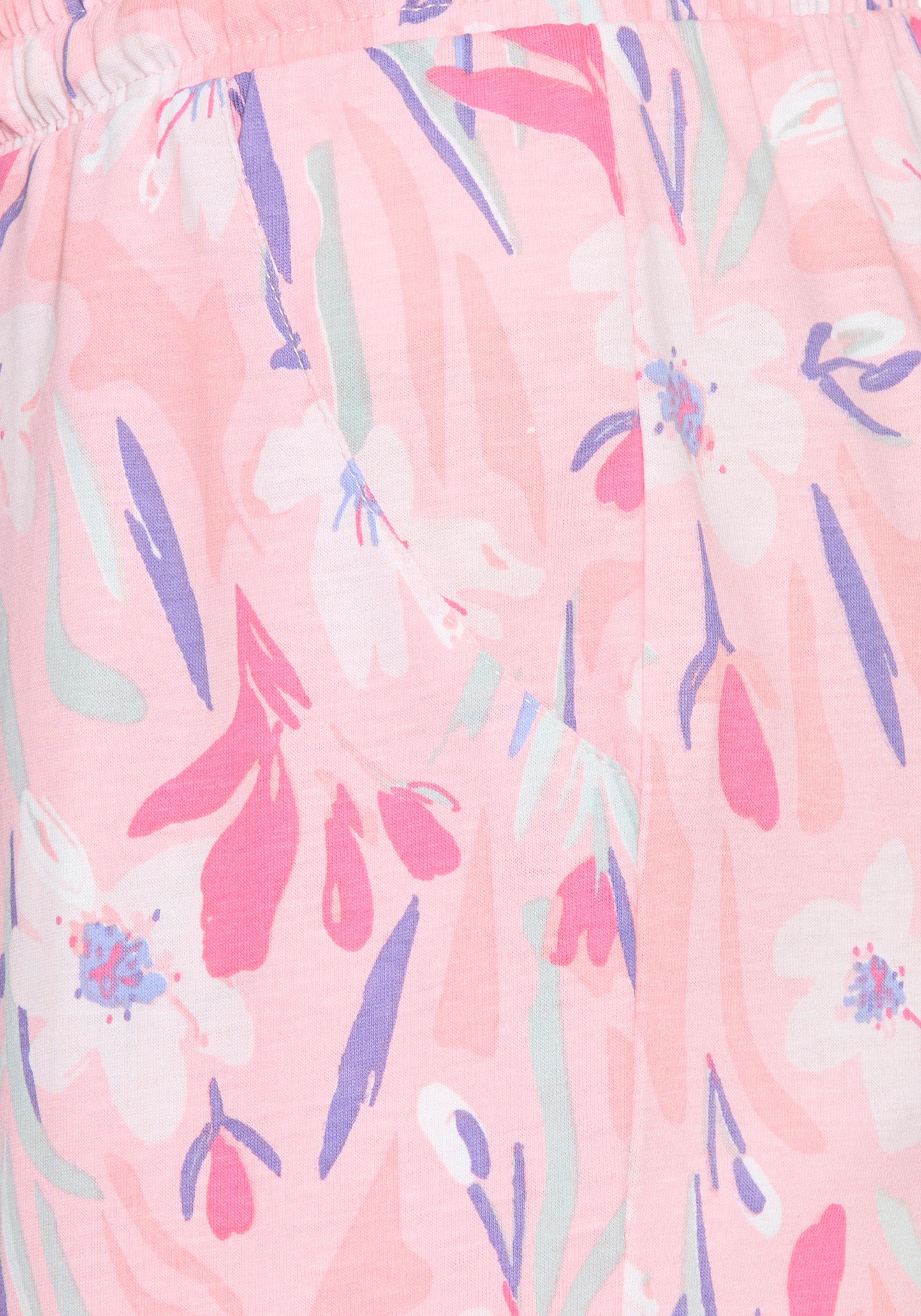 Thumbnail - Vivance Dreams Pyjamahose Schöner Blumen- oder Streifendruck