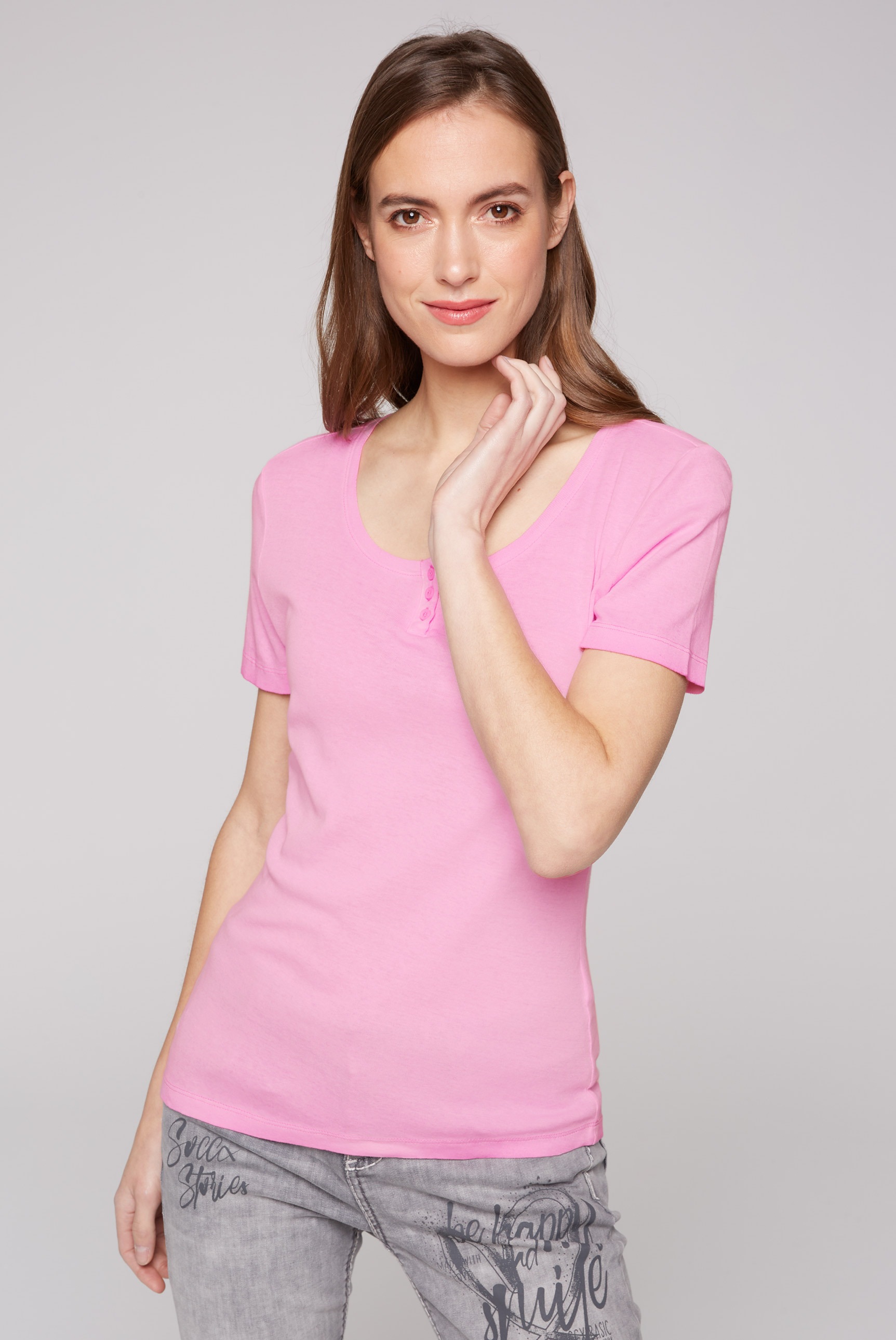 SOCCX Rundhalsshirt aus Baumwolle
