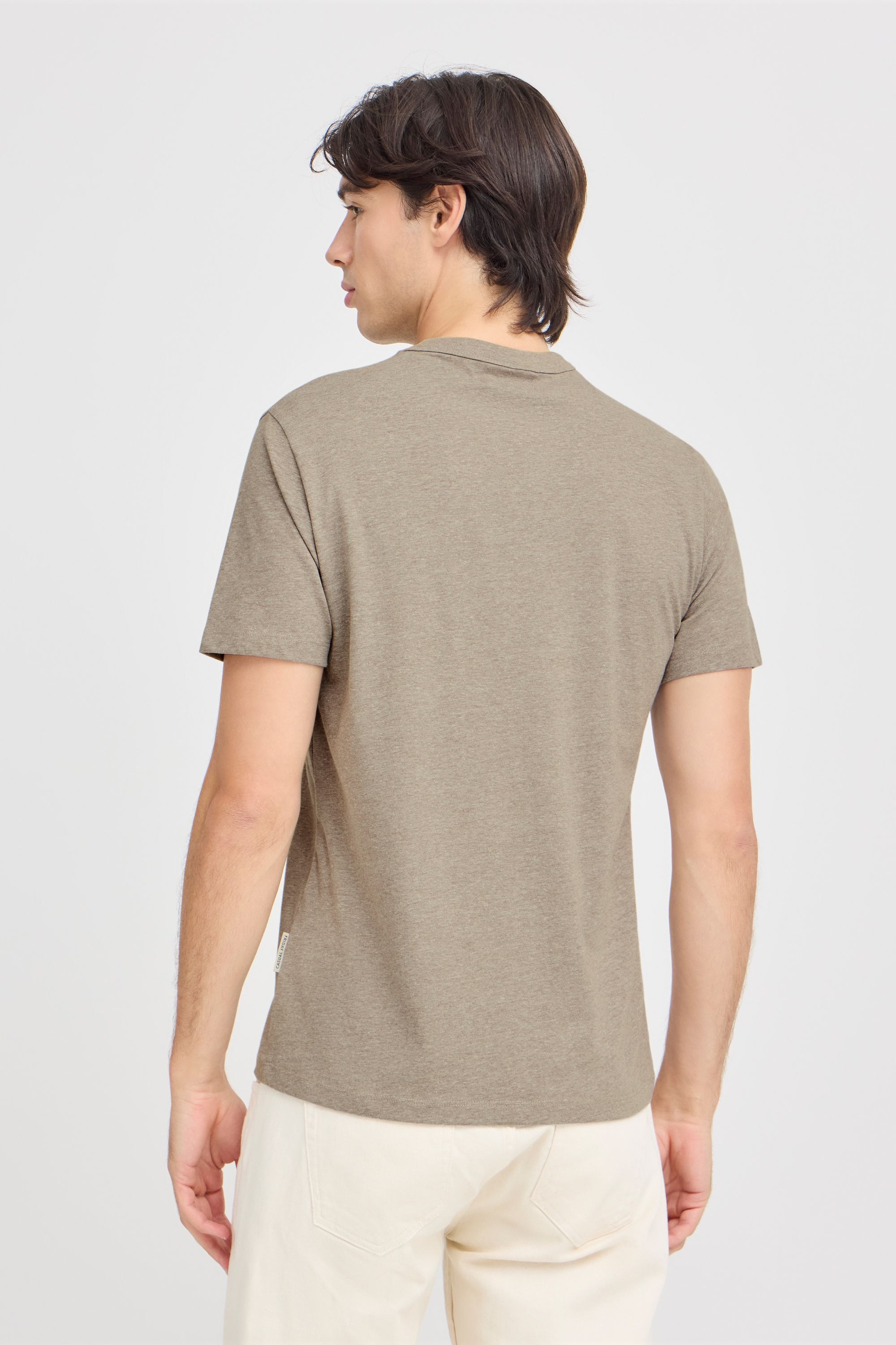 Casual Friday T-Shirt »T-Shirt CFJASPER mélange tee with chest pocket«