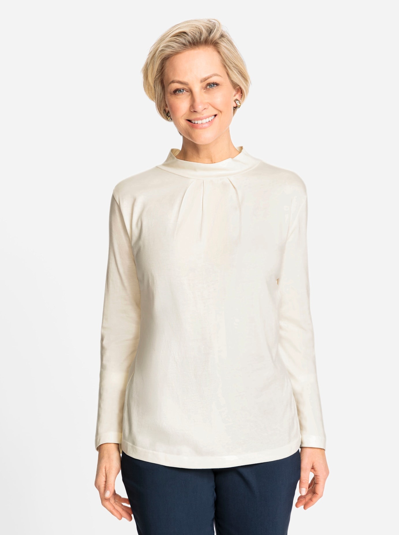 Classic Stehkragenshirt "Shirt" 1 Stk. tlg. günstig online kaufen