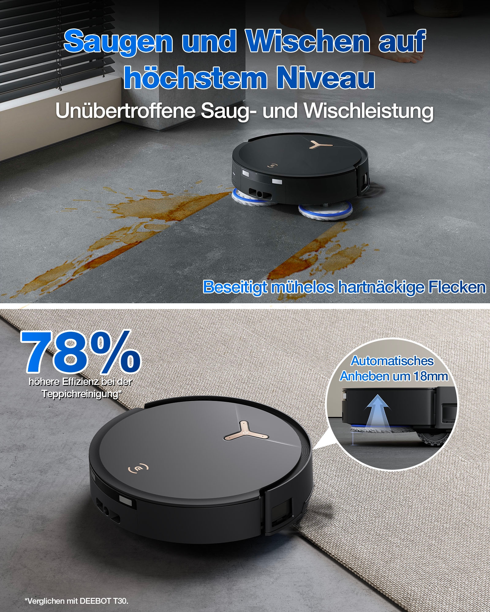 ECOVACS Nass-Trocken-Saugroboter »DEEBOT T50 MAX PRO OMNI Gen2«