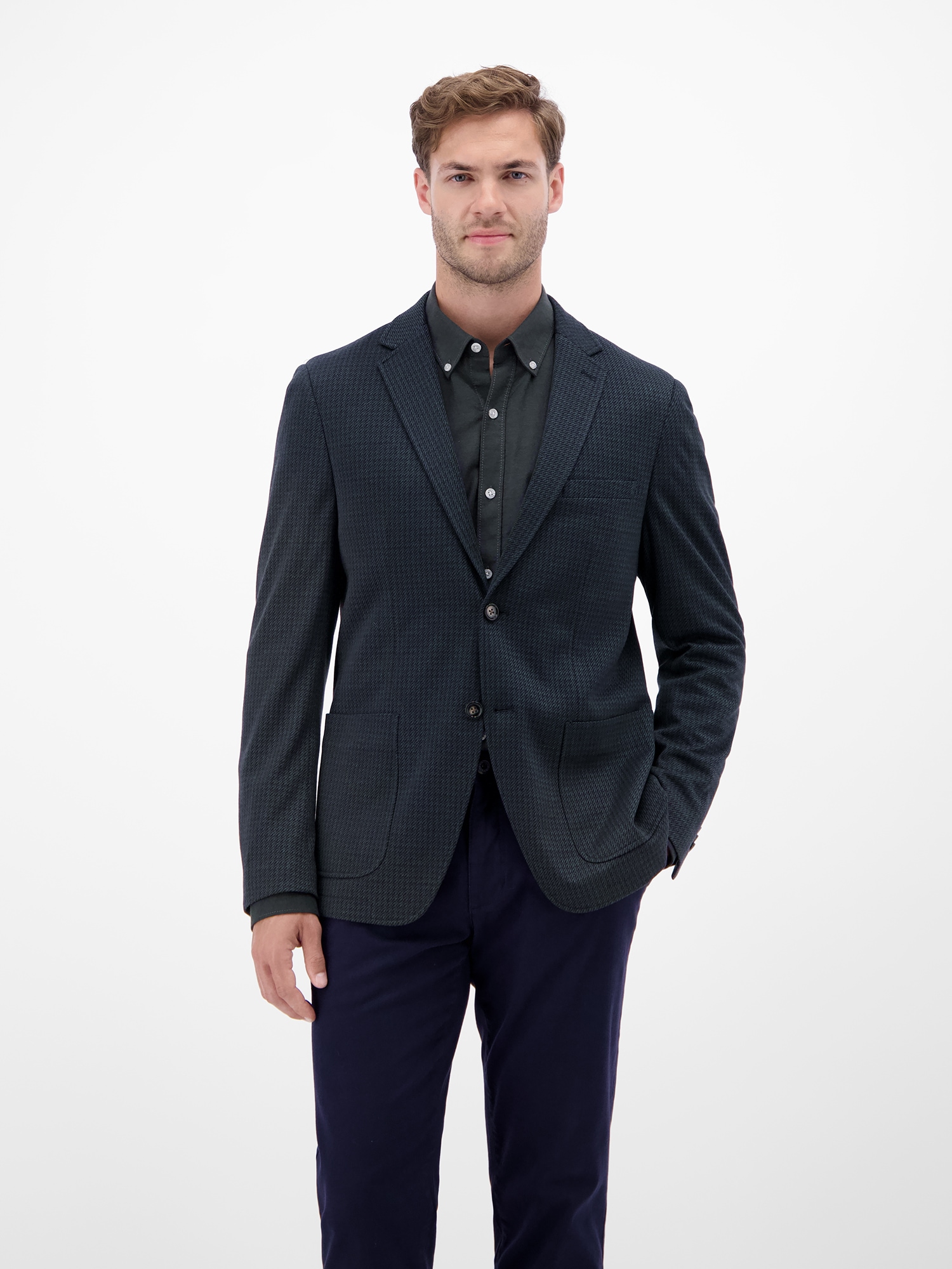 LERROS Jerseysakko »LERROS Twill-Sakko für Herren«