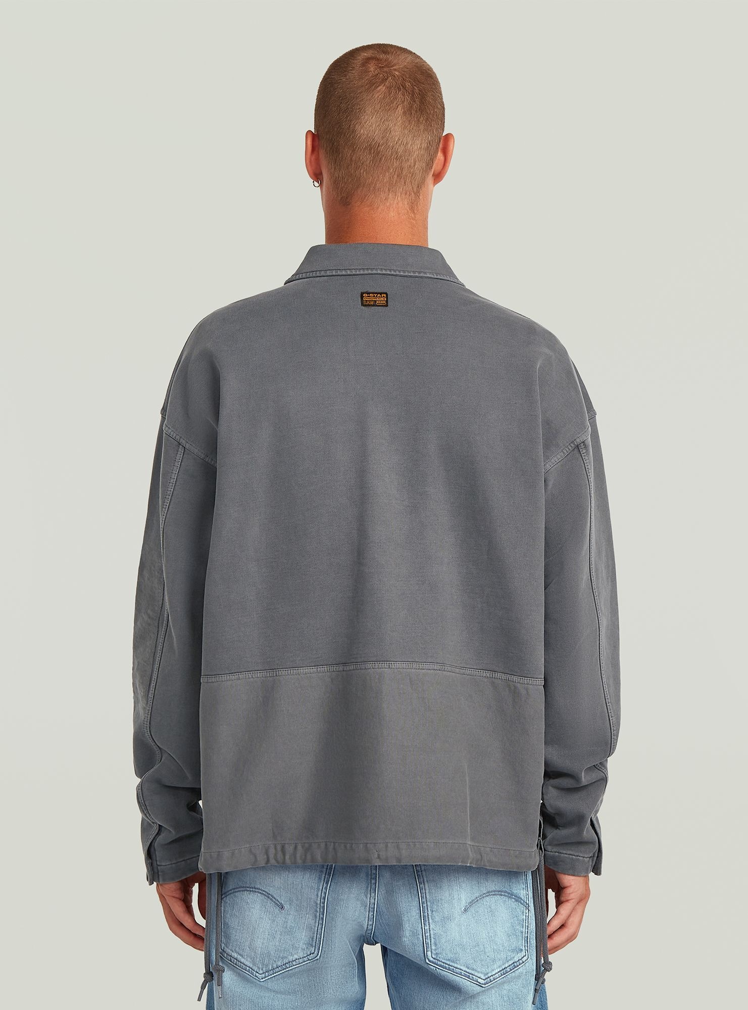G-STAR Longpullover »Washed Fabric Mix Loose Sweatshirt«