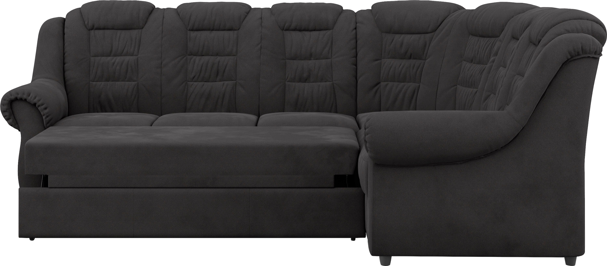 Home affaire Ecksofa »Boston L-Form«, mit hoher Rückenlehne, wahlweise mit Bettfunktion & Stauraum