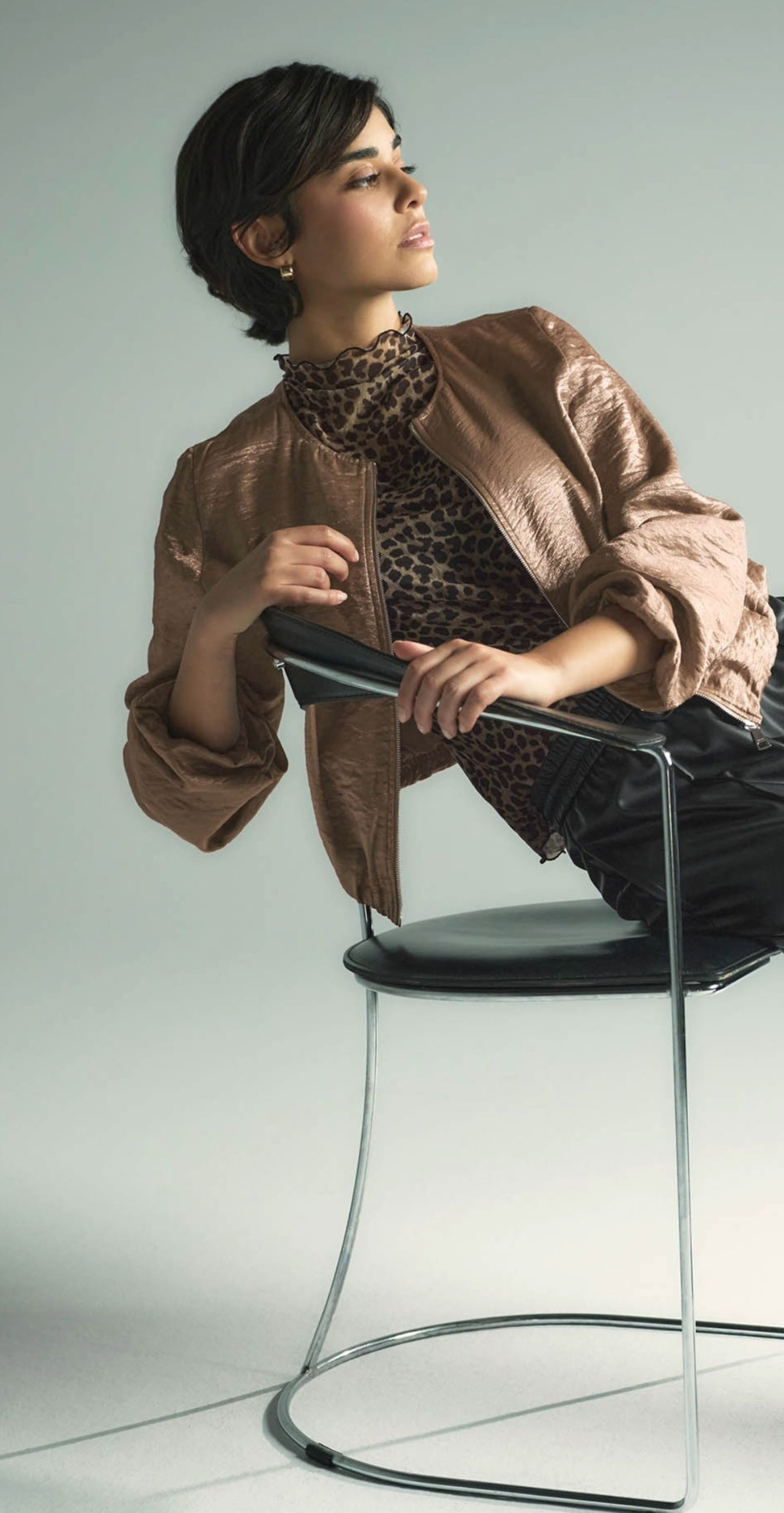 Zero Jackenblazer »Damen mit Knittereffekt« drapiert /gerafft