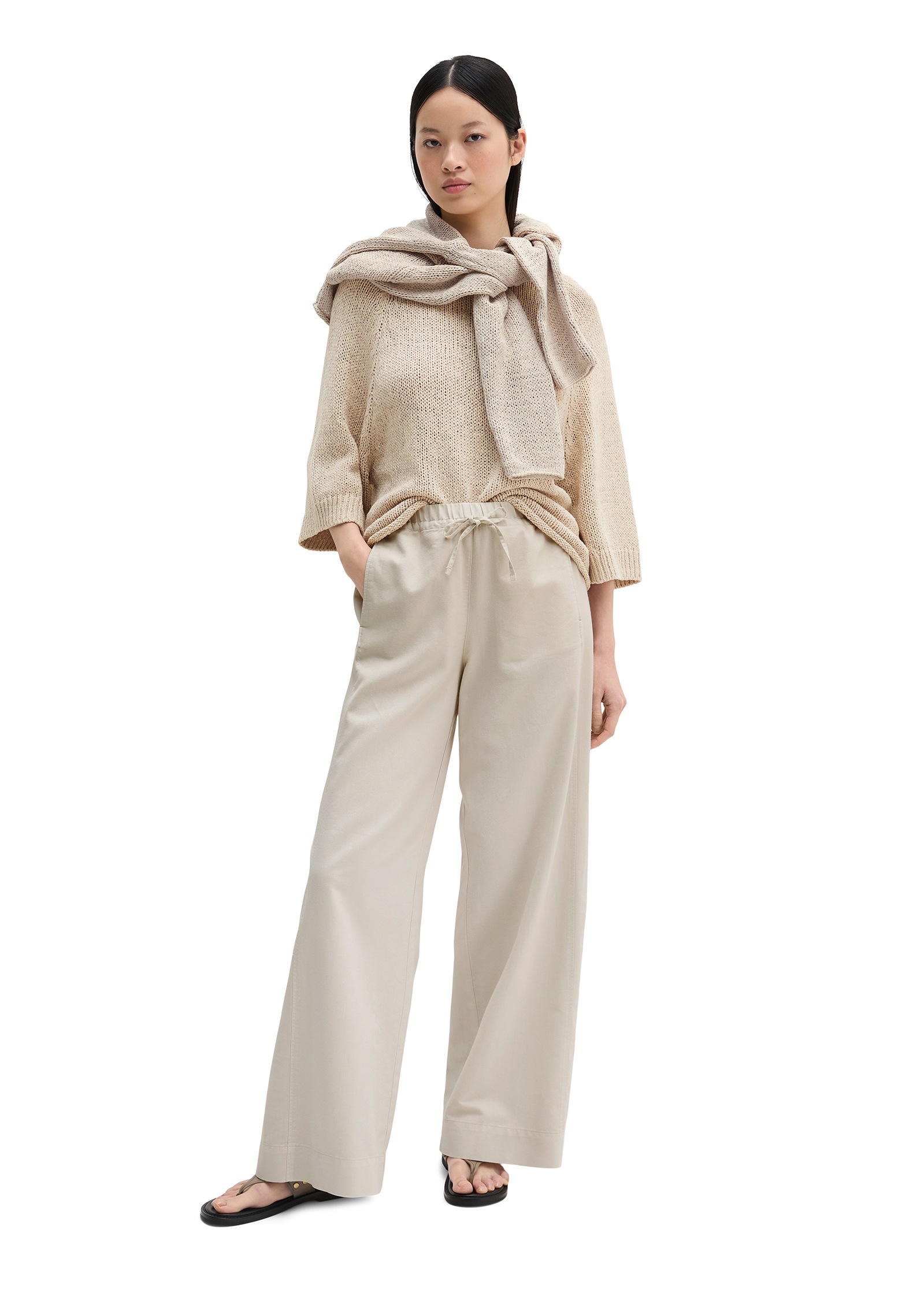Marc O'Polo Chinohose »aus Bio-Baumwolle-TENCEL™ Lyocell-Leinen-Mix«