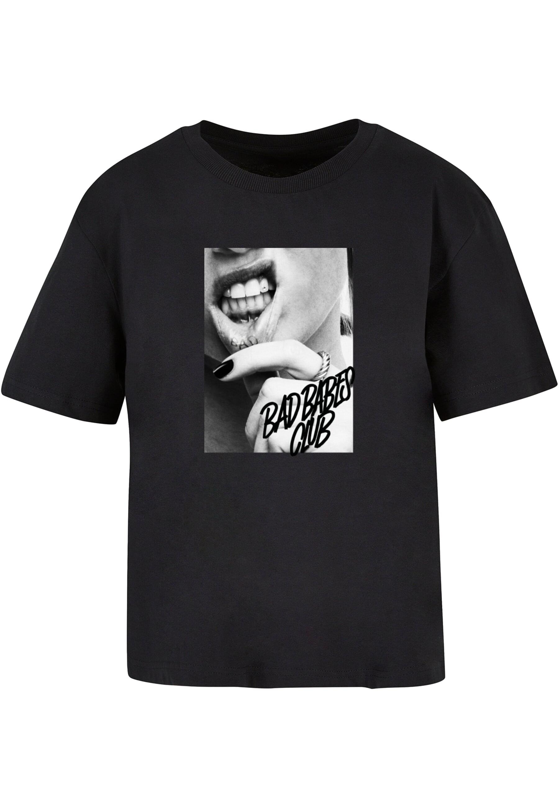 Miss Tee T-Shirt "Miss Tee Damen Lip Tattoo Tee" 1 Stk. tlg. günstig online kaufen
