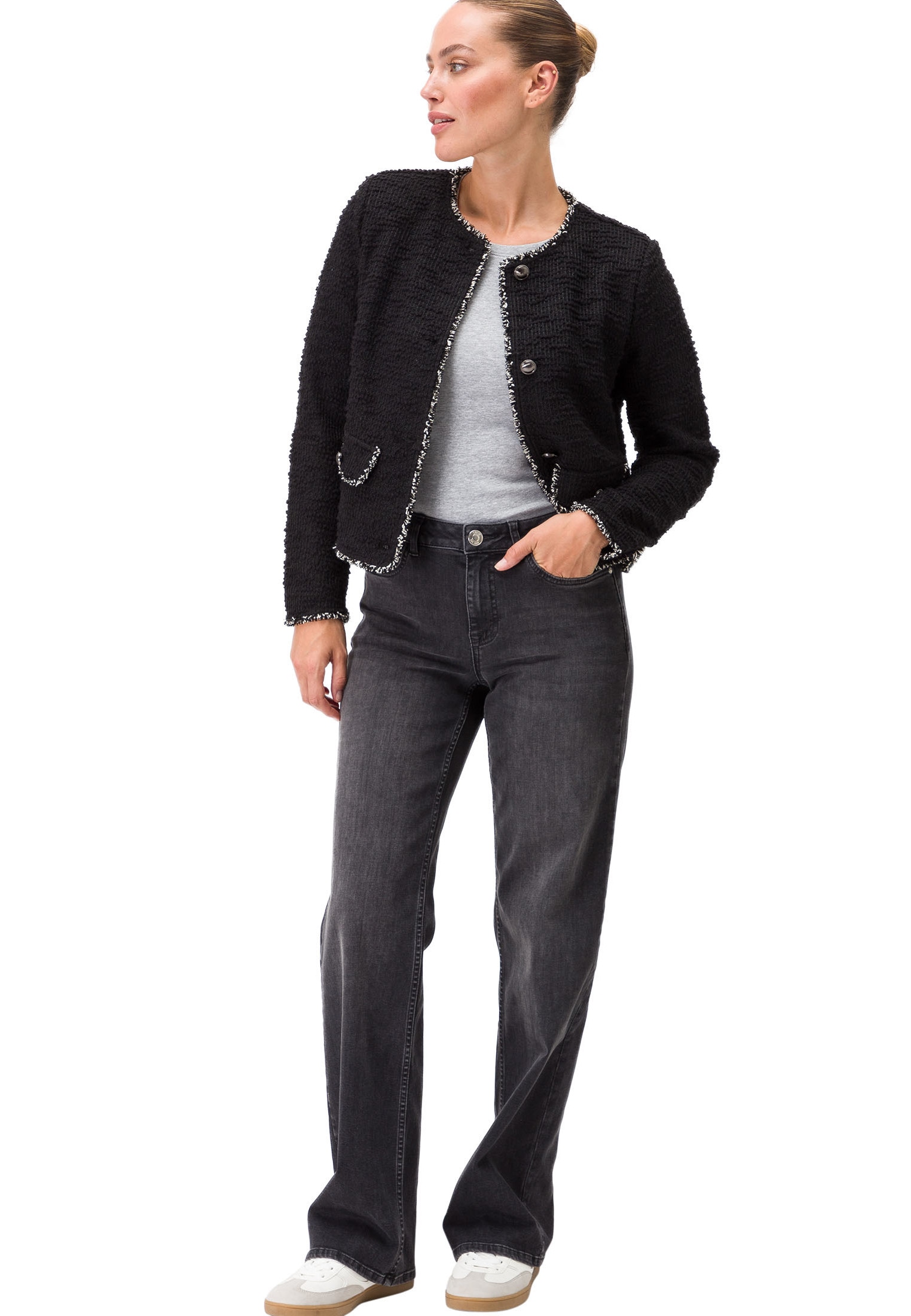 Zero Jackenblazer »zero Blazer mit Strukturmuster«, strukturiert