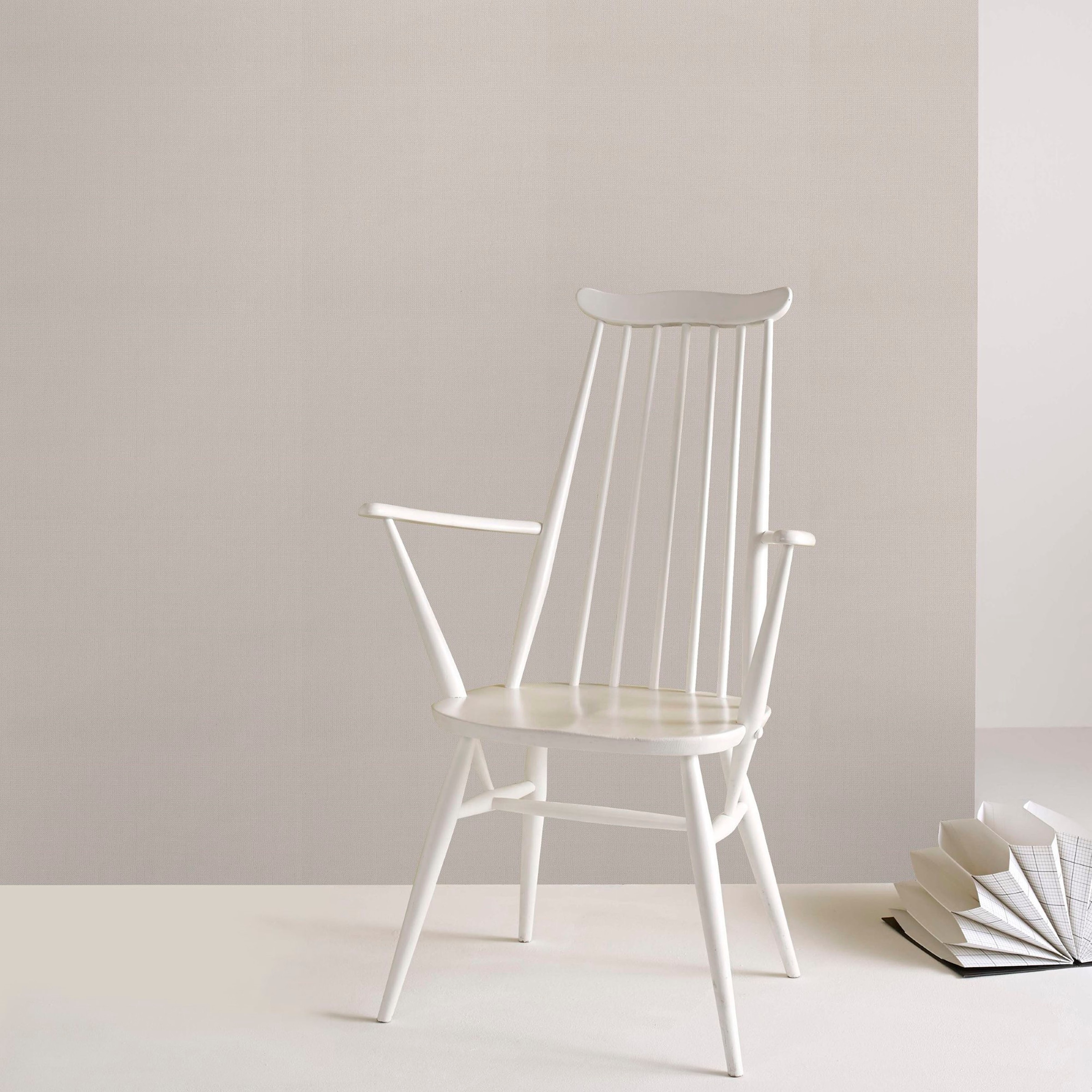 Superfresco Easy Vliestapete »Textilien Uni«, uni, Taupe - 1005x52 cm