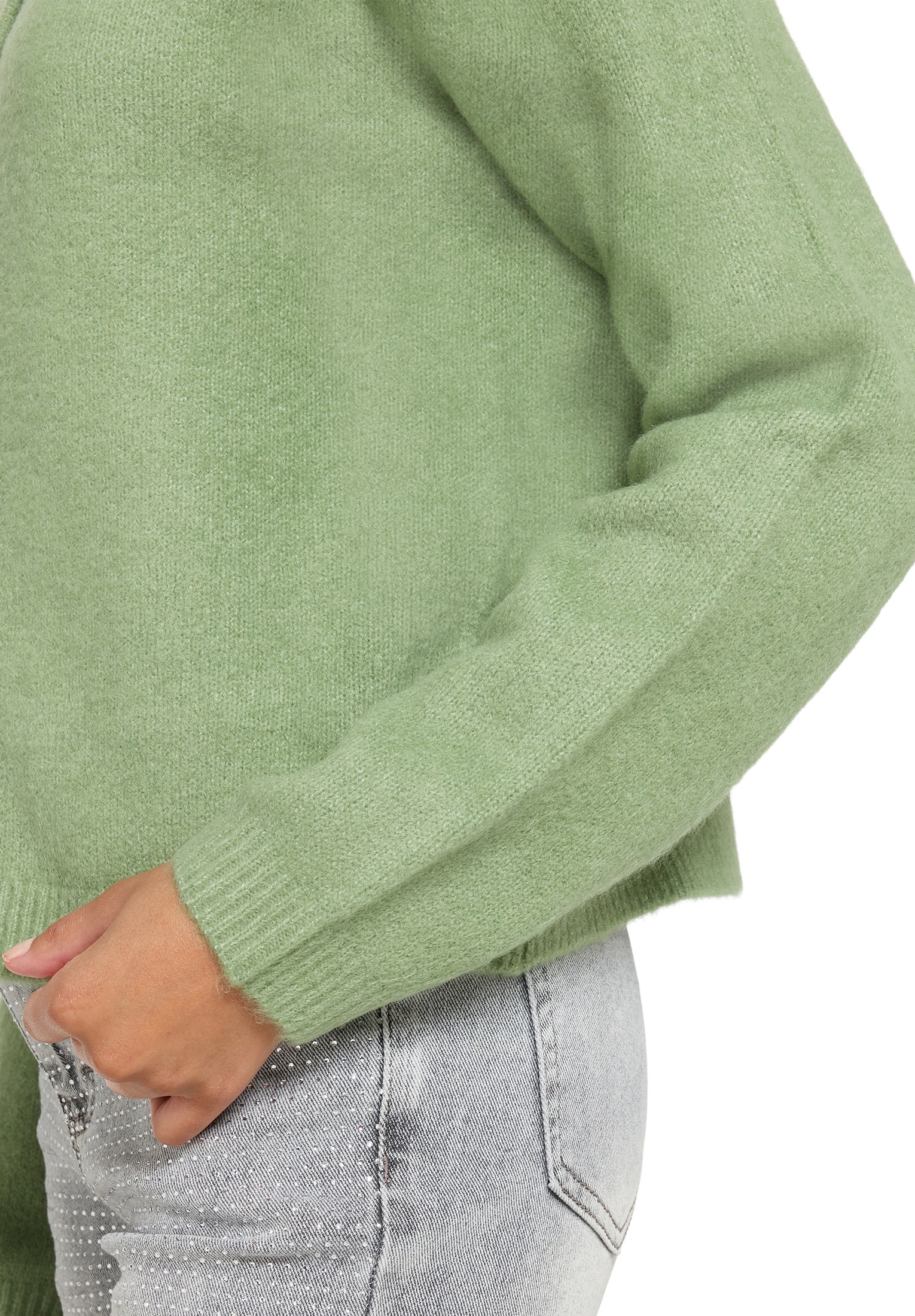 Cartoon Strickjacke »Damen mit Rundhalsausschnitt« 1 tlg.