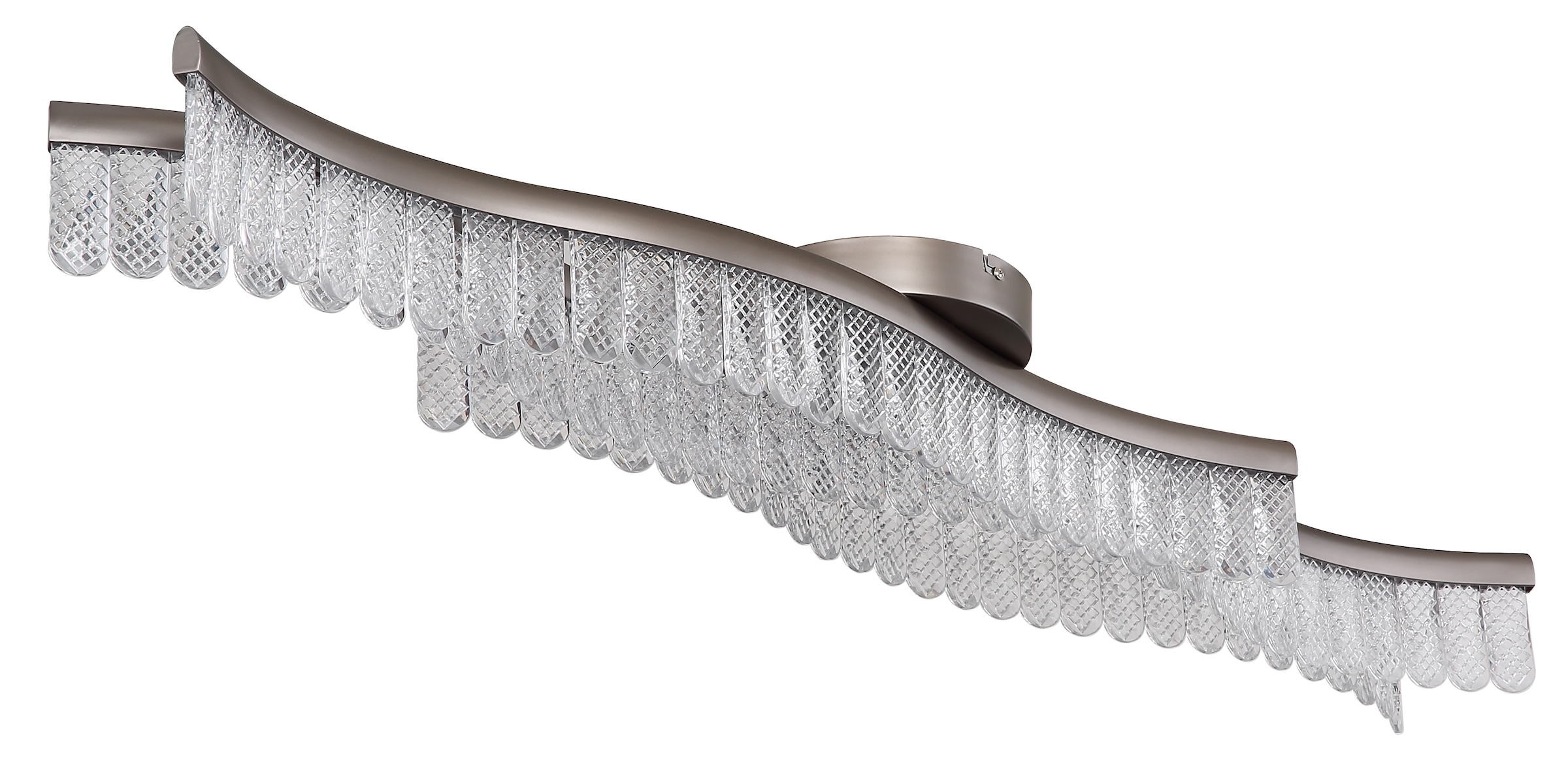 GLOBO LIGHTING LED Deckenleuchte »JULIET«, Leuchtmittel LED-Modul | LED fest integriert, Deckenlampe/Graphit/3200K/Wohnzimmer/Schlafzimmer/Flur