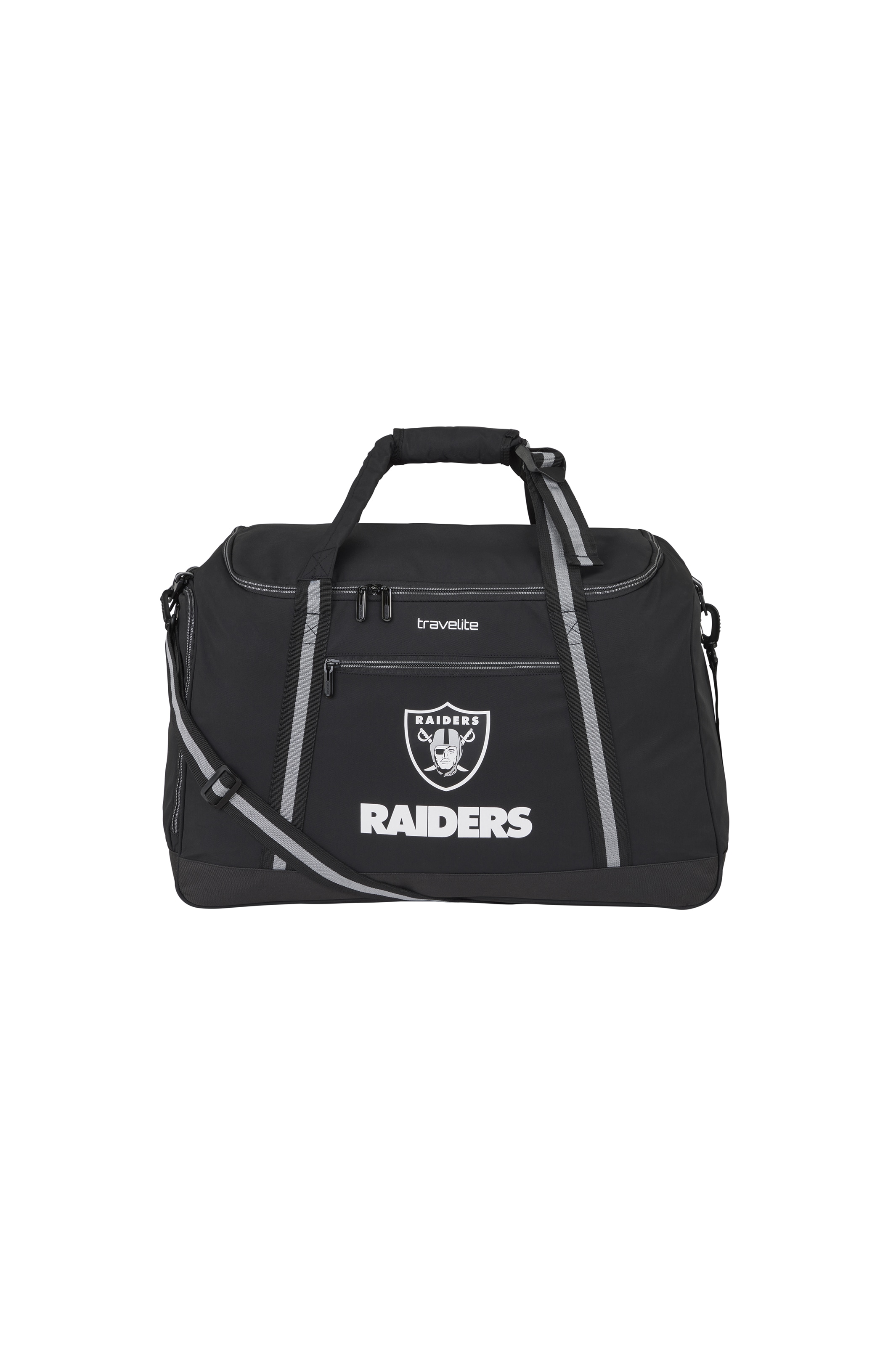 travelite Sporttasche »travelite x NFL Duffle Bag 2in1« als Rucksack nutzbar, große Öffnung, Schuhfach und Aufsteckfunktion