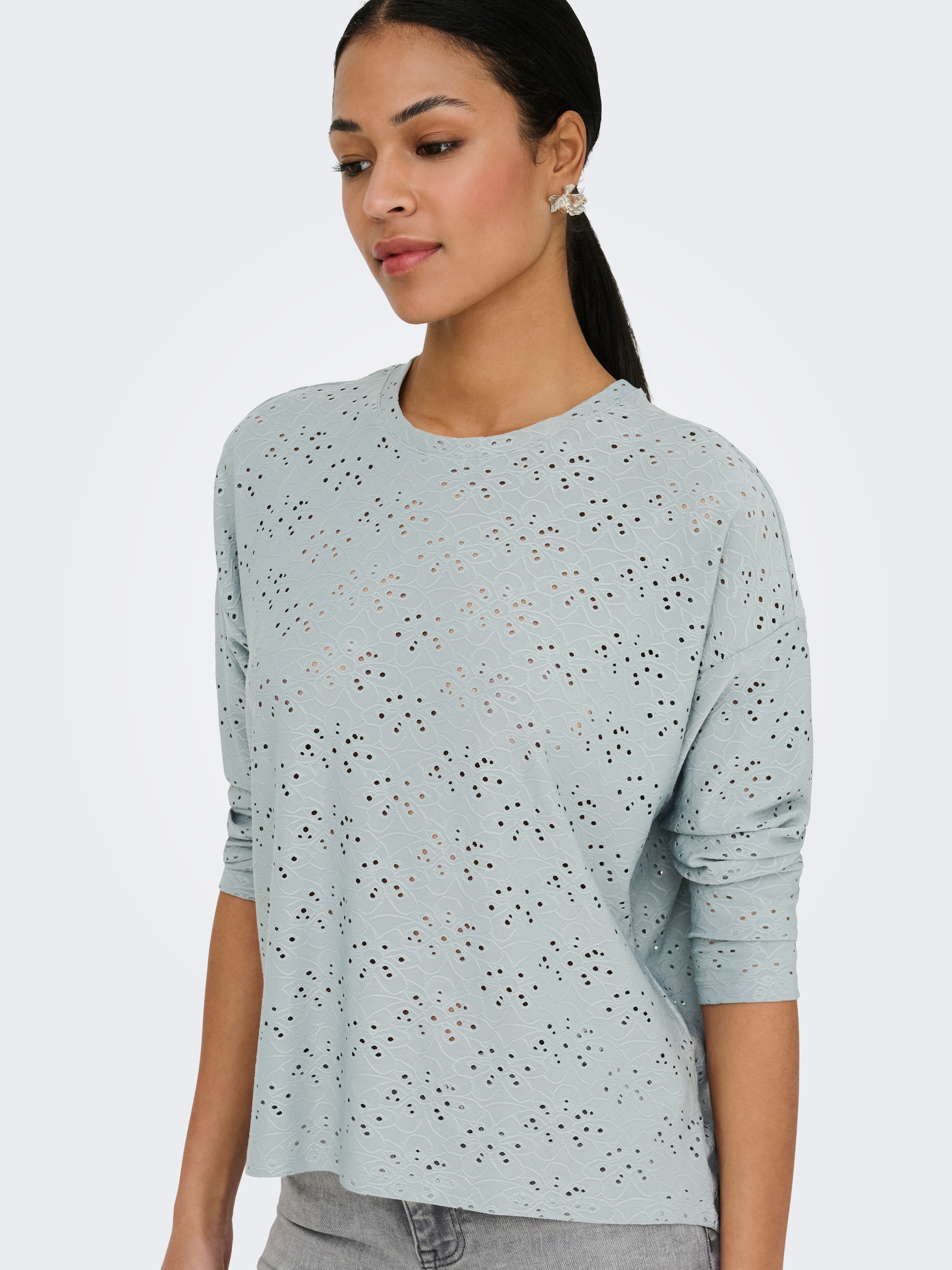 ONLY Langarmshirt »ONLSMILLA LIFE L/S TOP JRS«