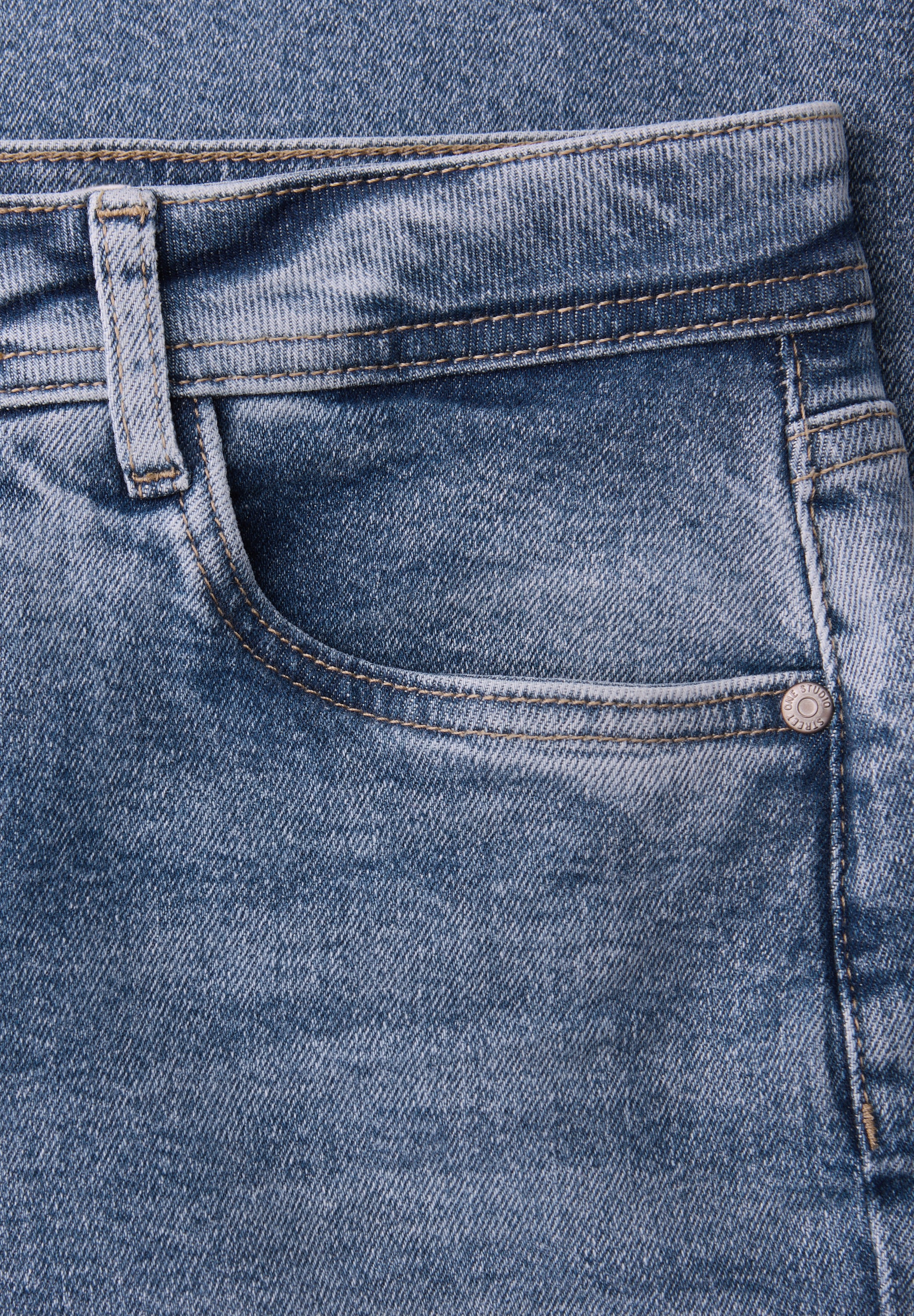 STREET ONE STUDIO Comfort-fit-Jeans Middle Waist