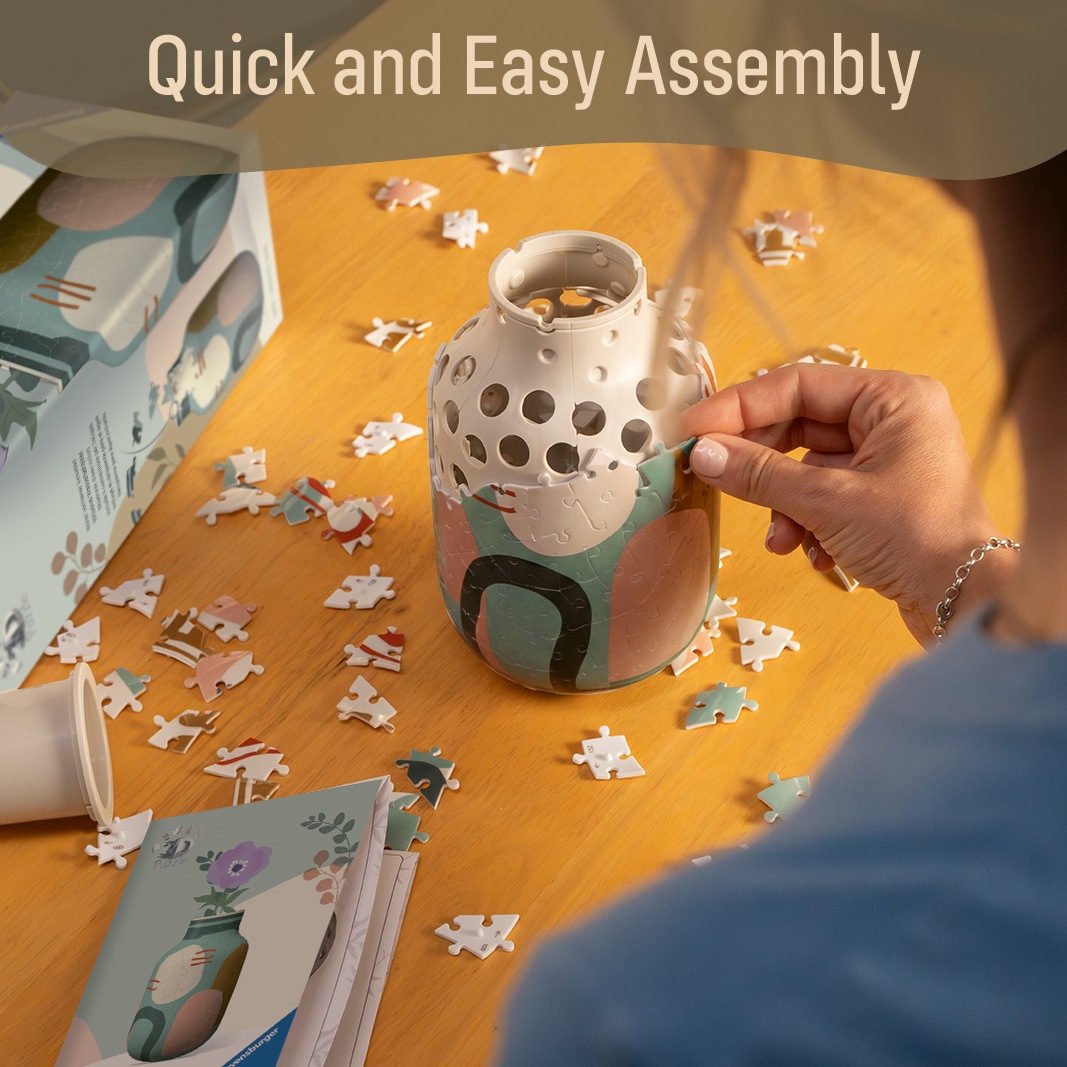 Ravensburger 3D-Puzzle »Vase Organic Sage« Made in Europe