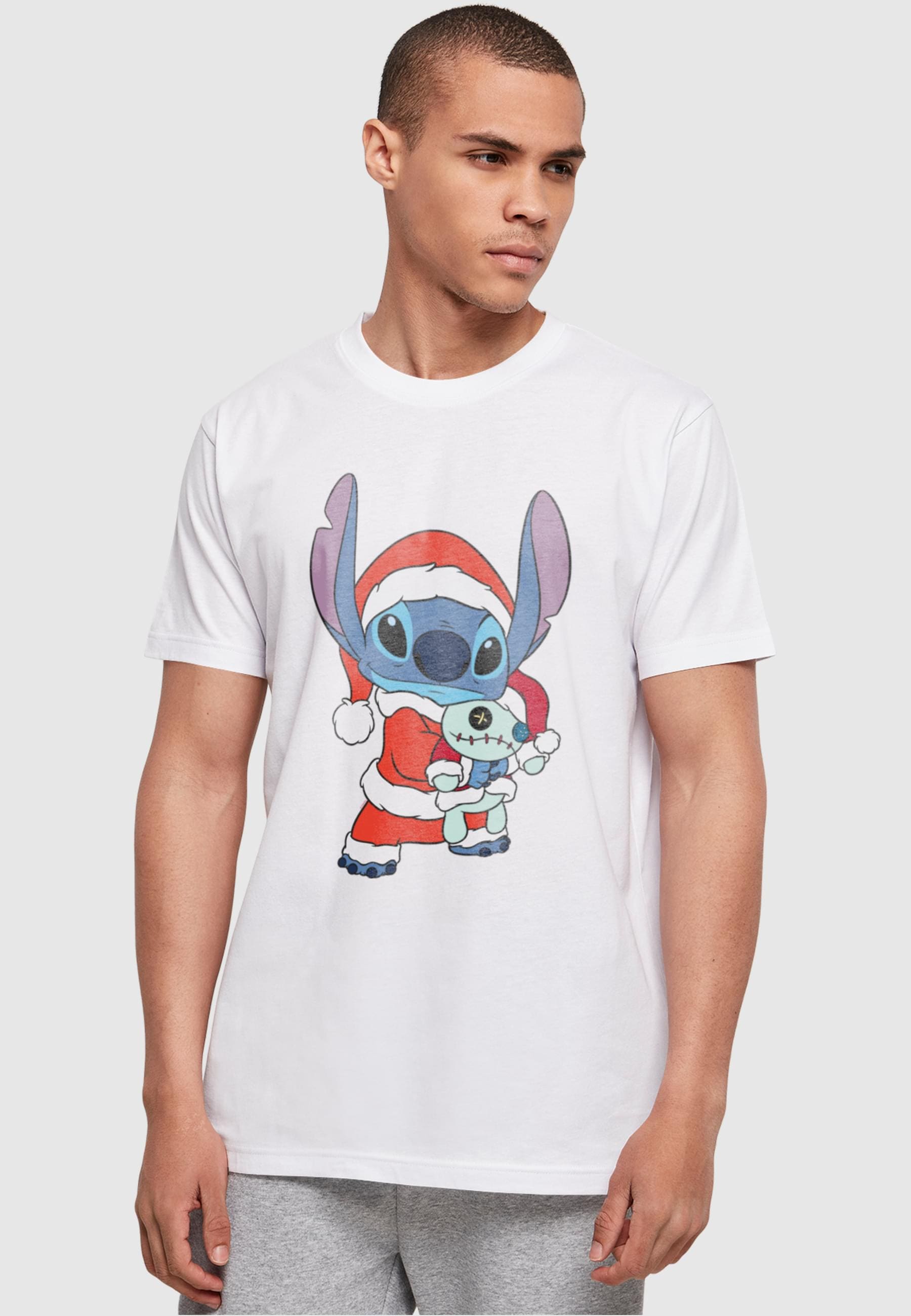 ABSOLUTE CULT T-Shirt »ABSOLUTE CULT Herren Lilo And Stitch - Christmas Basic T-Shirt«, (1 tlg.)