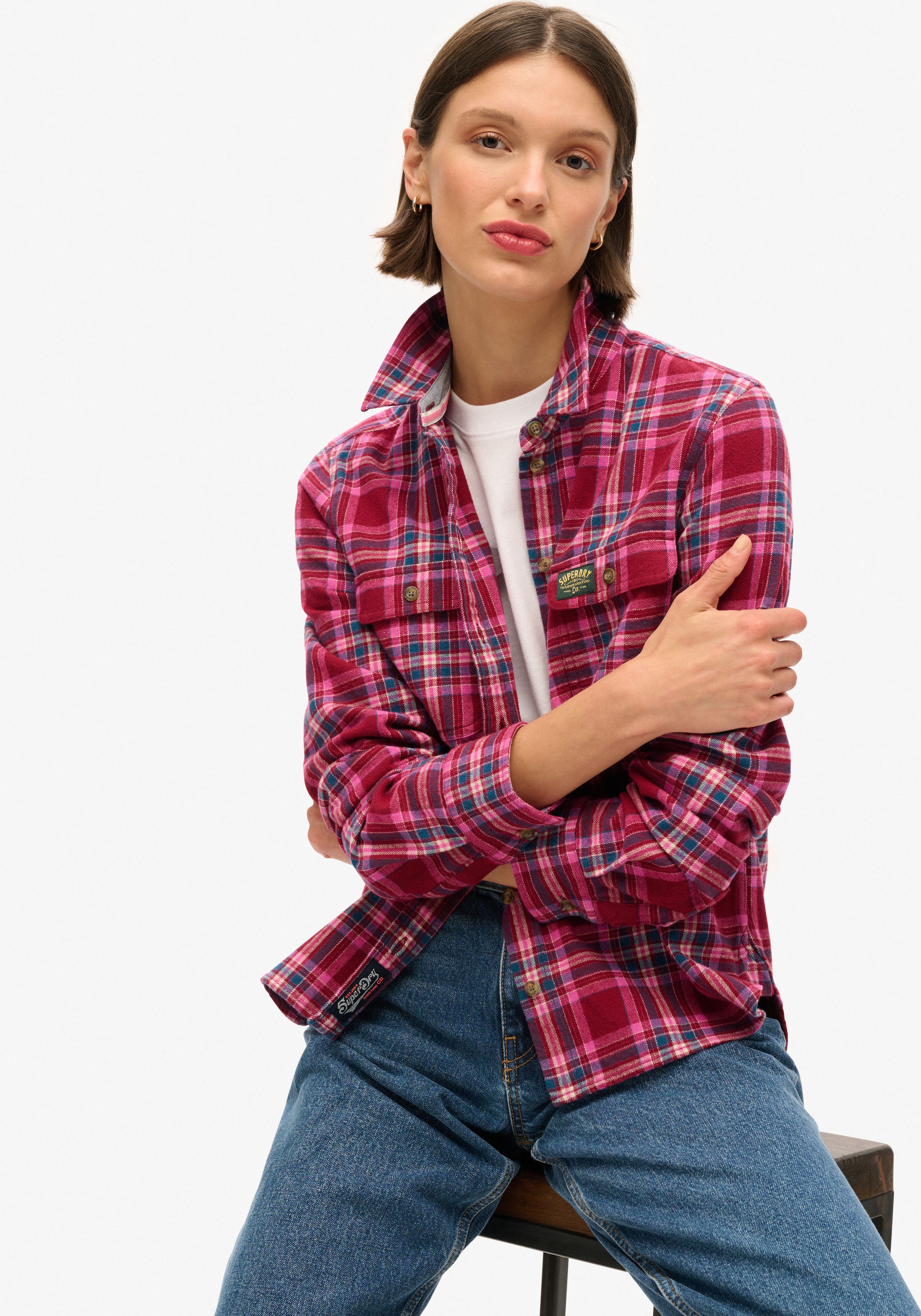 Superdry Flanellbluse »LUMBERJACK CHECK FLANNEL SHIRT«