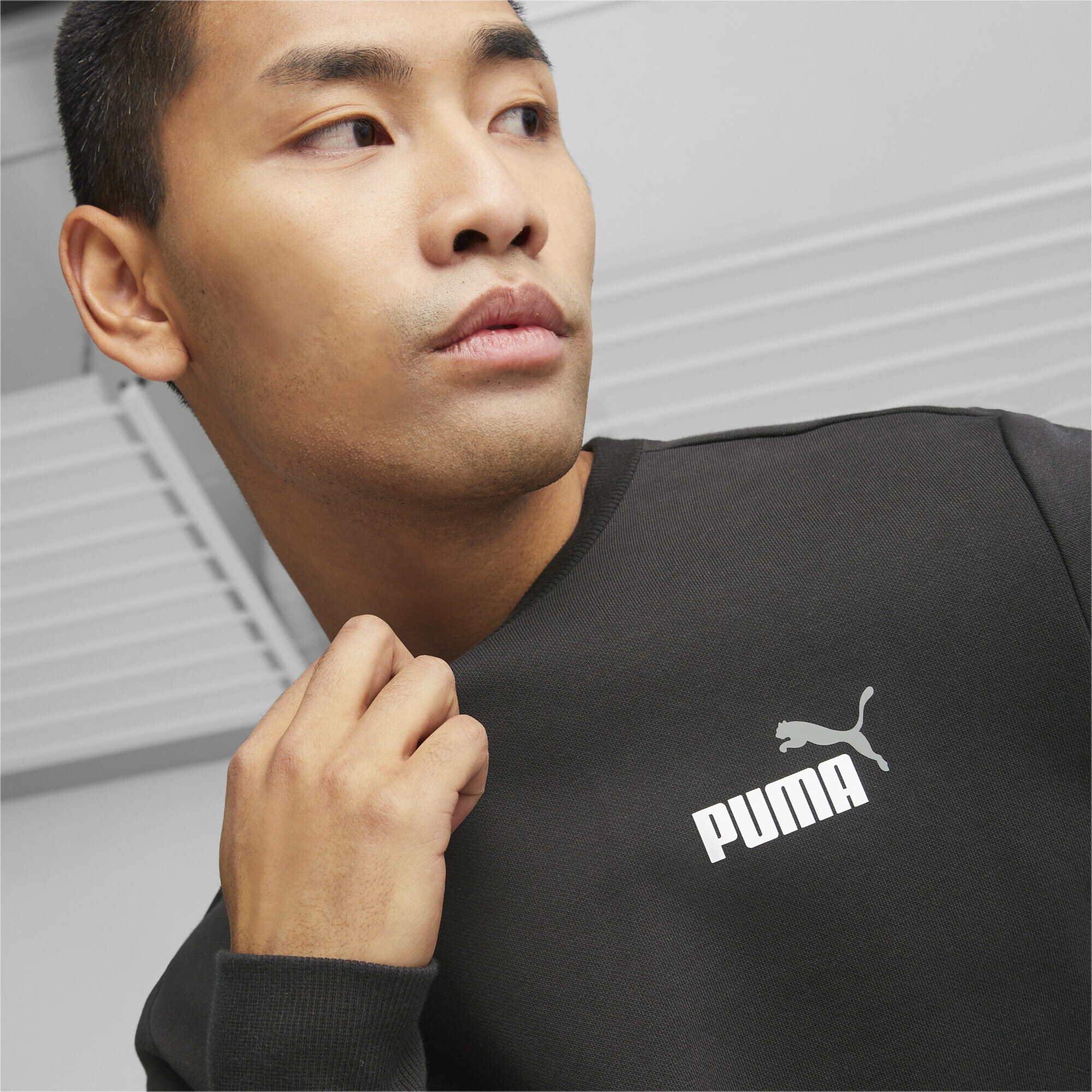 PUMA Sweatshirt »Essentials+ 2 Colour Small Logo Crew Neck Sweatshirt Herren«