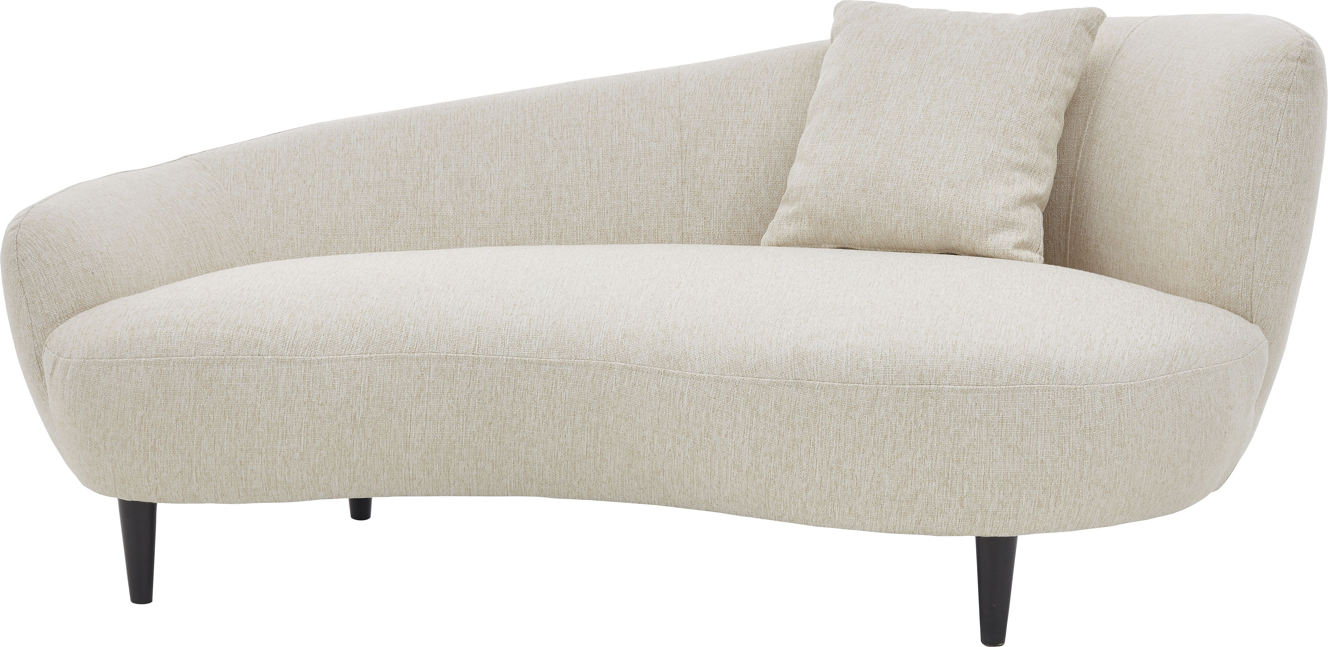 OTTO home Chaiselongue "Olivia" Nierenform-Sofa mit Zierkissen im Originalbezug