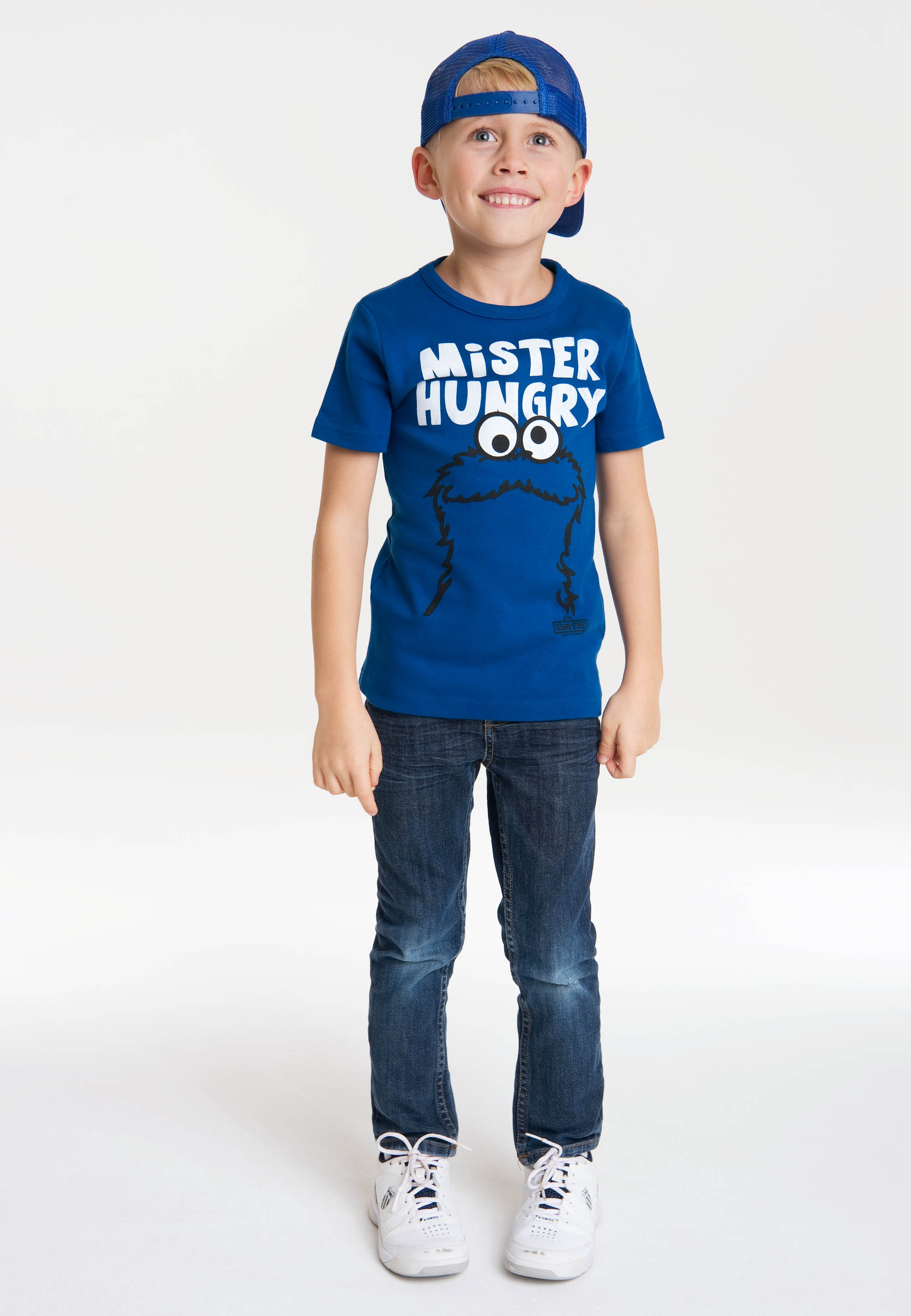 LOGOSHIRT T-Shirt »Mister Hungry«, | online BAUR kaufen mit tollem Frontprint