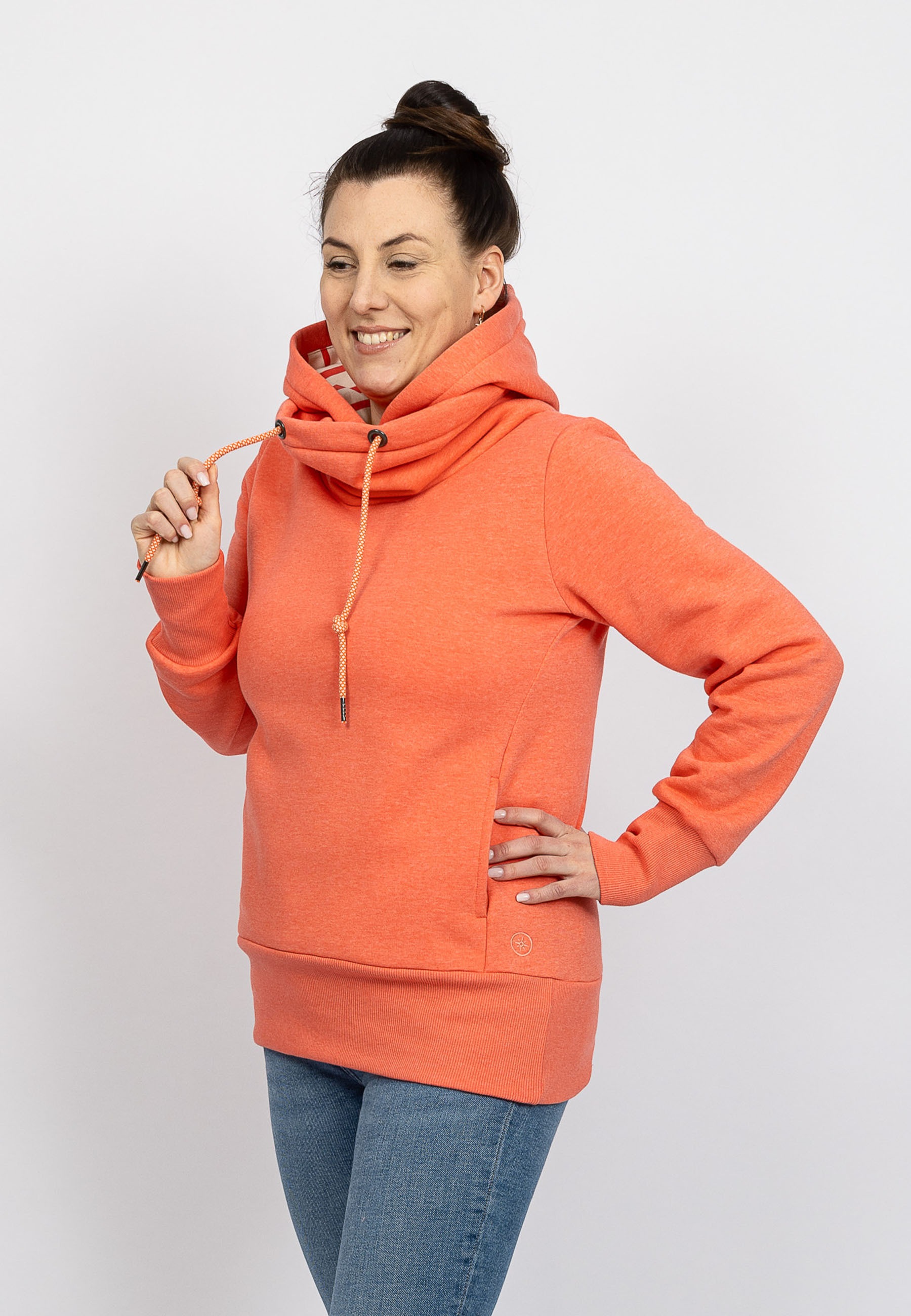 salzhaut Kapuzenpullover »Fleecepullover KARKJE«