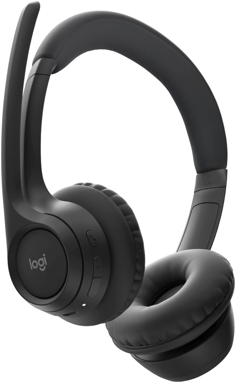 Logitech Wireless-Headset »Zone 305 (UC-Version)«, Bluetooth, Stummschaltung-integrierte Steuerung für Anrufe und Musik