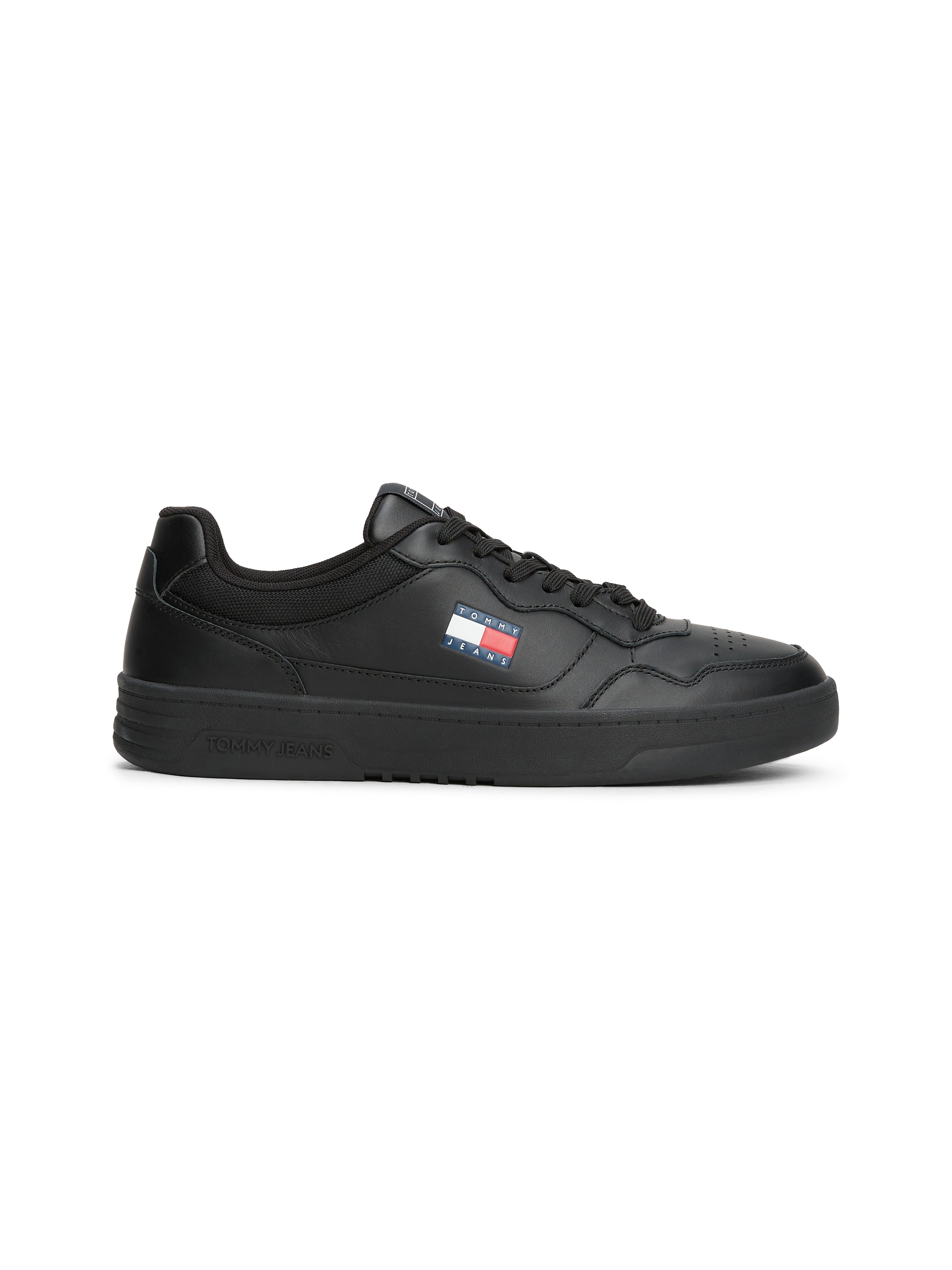 Tommy Jeans Sneaker »(NEW) TJM CUPSOLE LEATHER ESS«, Freizeitschuh, Halbschuh, Schnürschuh im Basket-Look