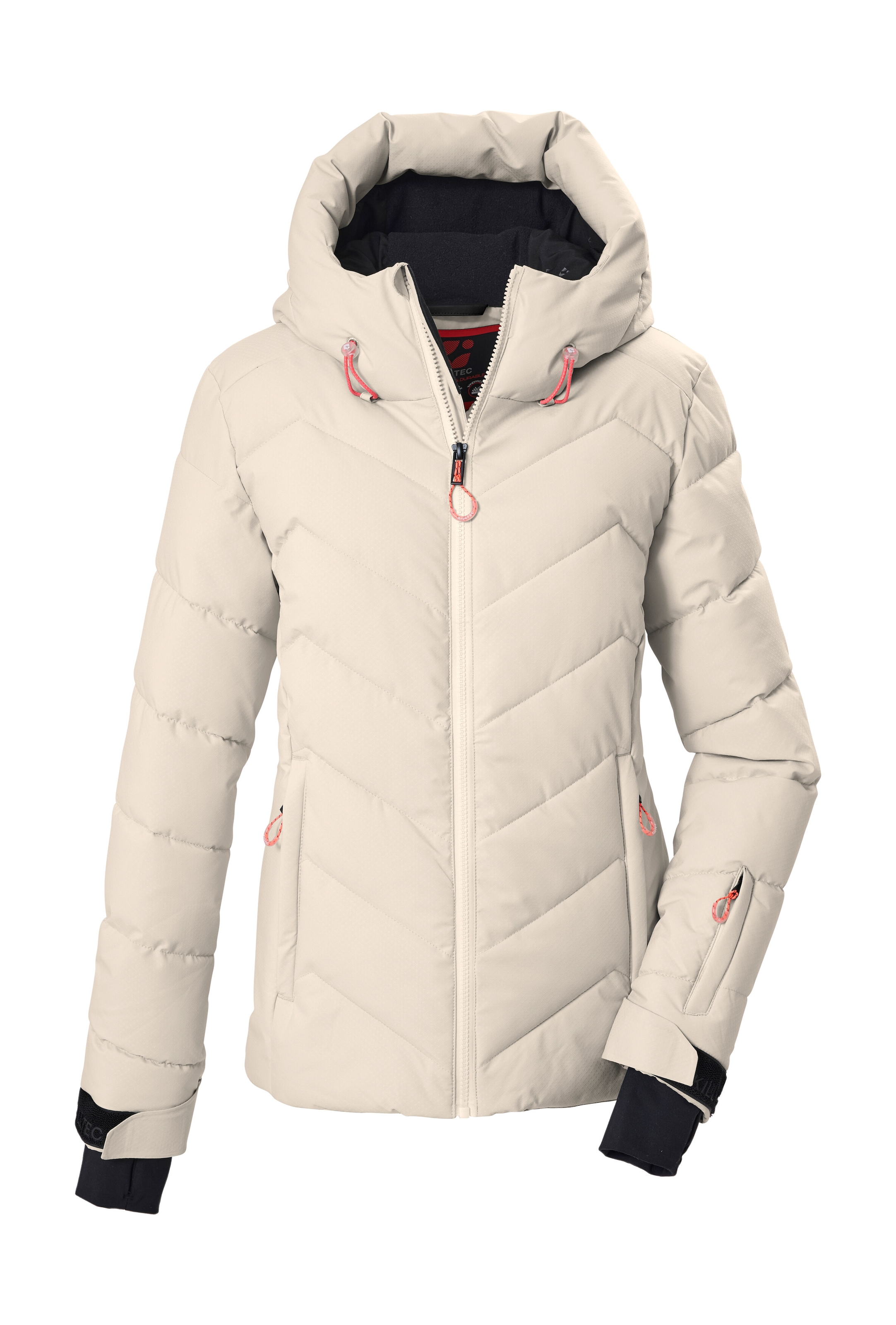 Killtec Skijacke "KSW 109 WMN SKI QLTD JCKT" Winddichte, wasserabweisende Damen Skijacke mit Schneefang