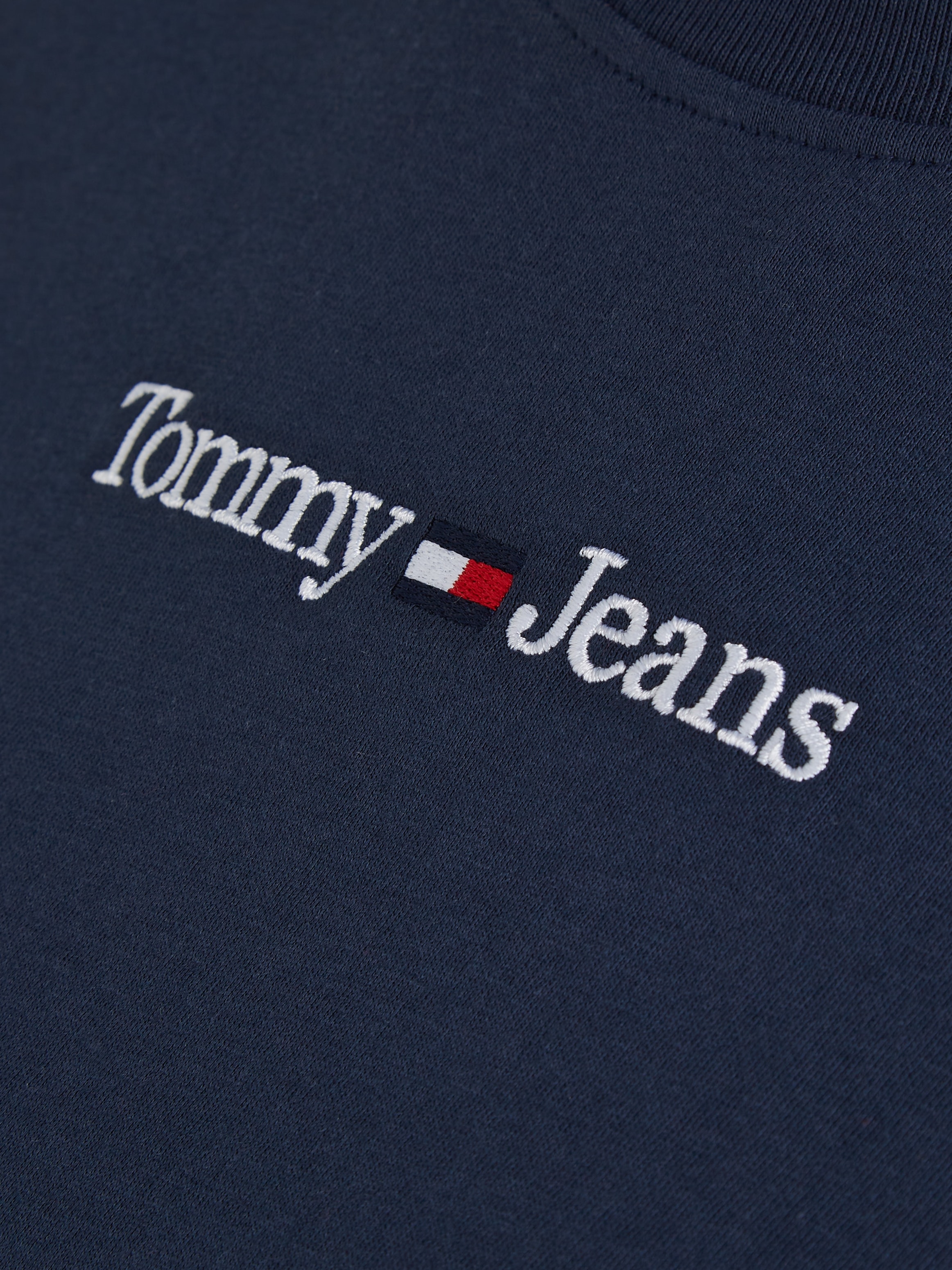SERIF TEE«, Kurzarmshirt | BAUR Jeans online Tommy Logoschriftzug Jeans CLS mit Tommy »TJW bestellen Linear LINEAR