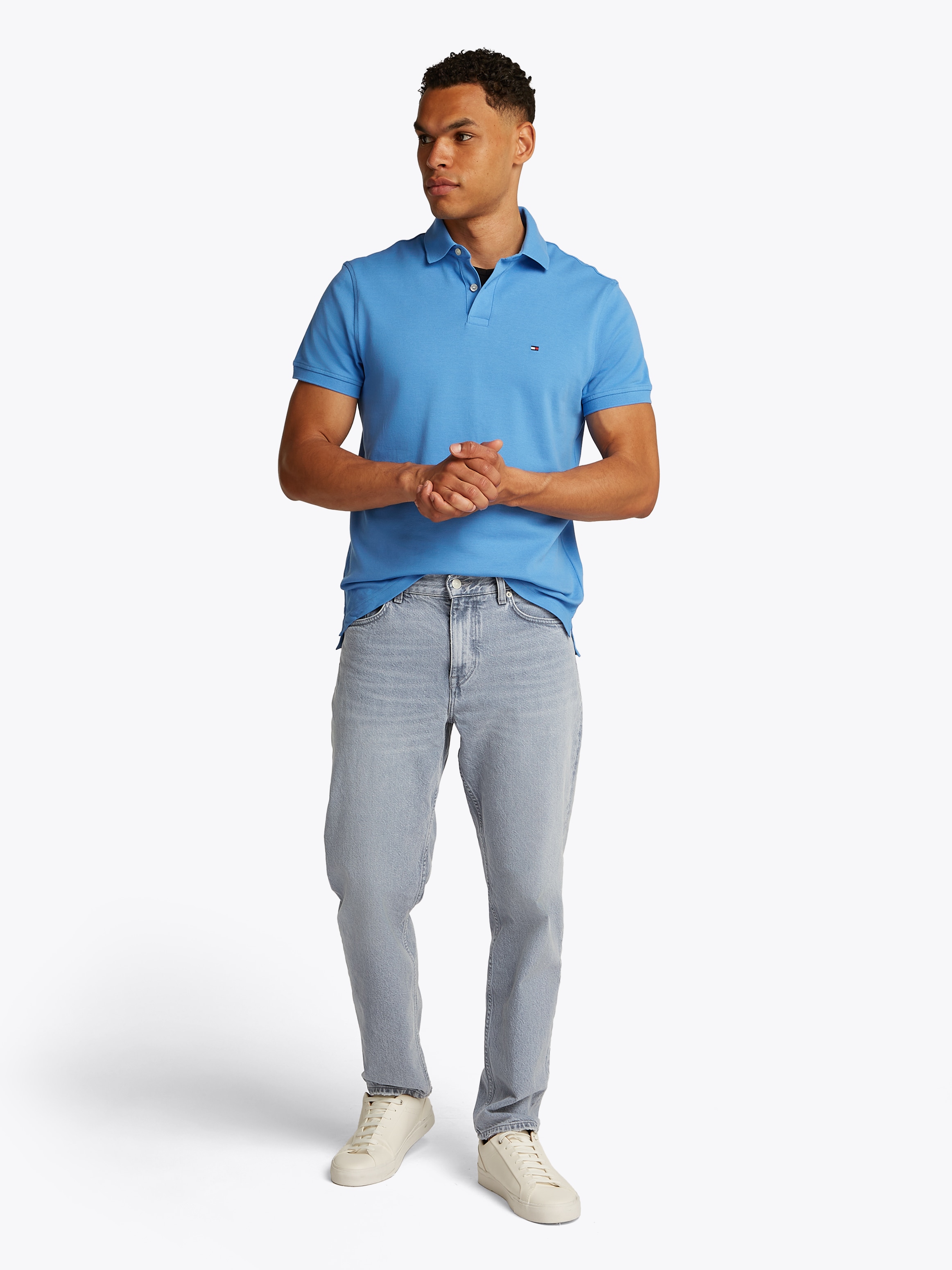 Tommy Hilfiger Tapered-fit-Jeans »HARLEM Tapered Fit«, in grauer Waschung