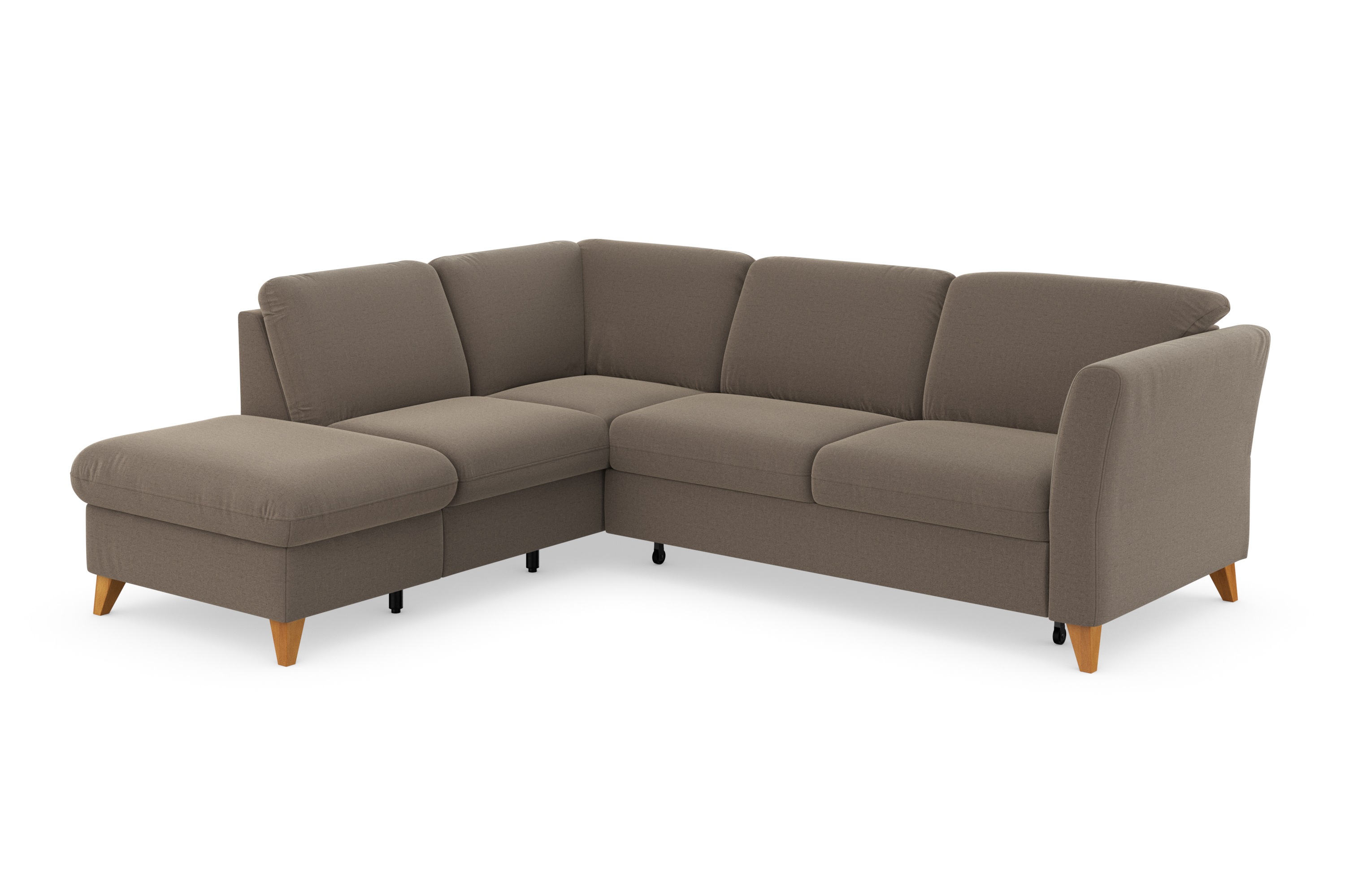 Thumbnail - Home affaire Ecksofa "Trelleborg L-Form", Federkern-Polsterung, wahlweise mit Bettfunktion und Stauraum