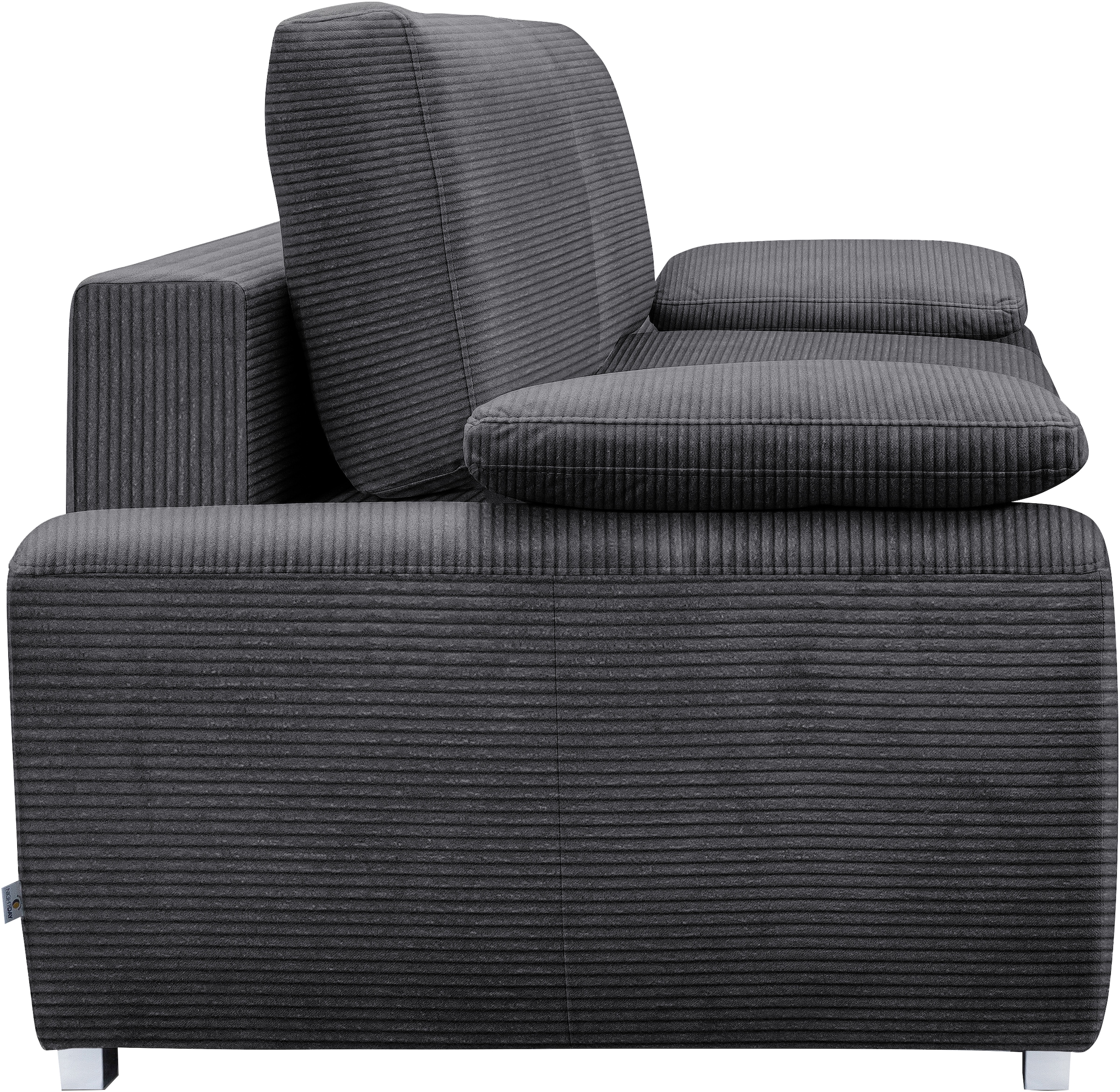 exxpo - sofa fashion 2-Sitzer »SOLSBURY, Sofa, Schlafsofa«, inkl. Federkern-Polsterung, Bettfunktion und Stauraum, in Cord