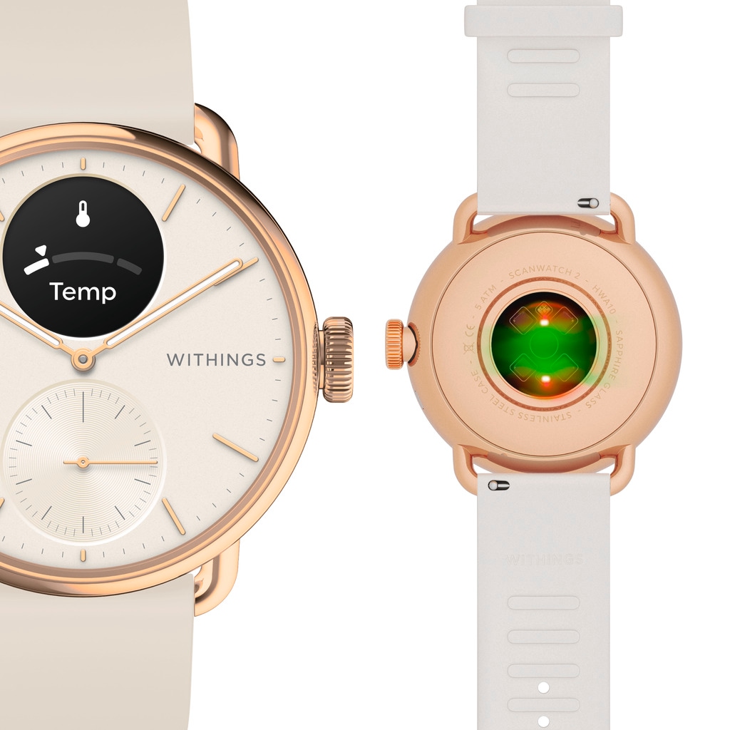 Withings Smartwatch »ScanWatch 2 (38 mm)«, (Proprietär)