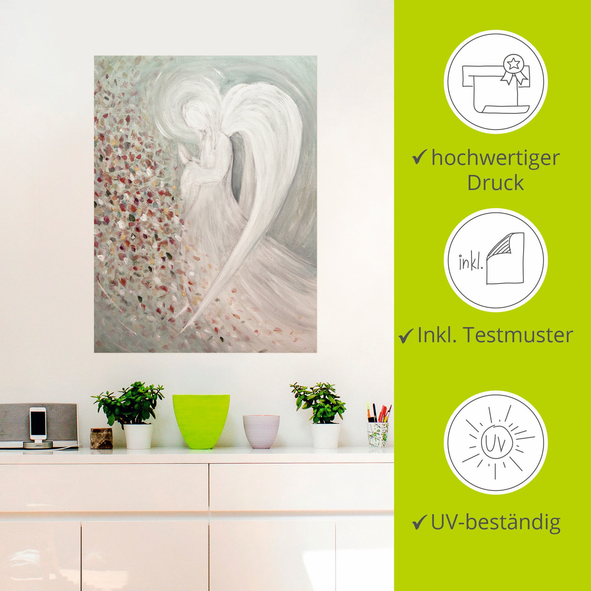 Artland Wandbild »Engelbild I«, Religion, (1 St.), als Leinwandbild, Poster, Wandaufkleber in verschied. Größen