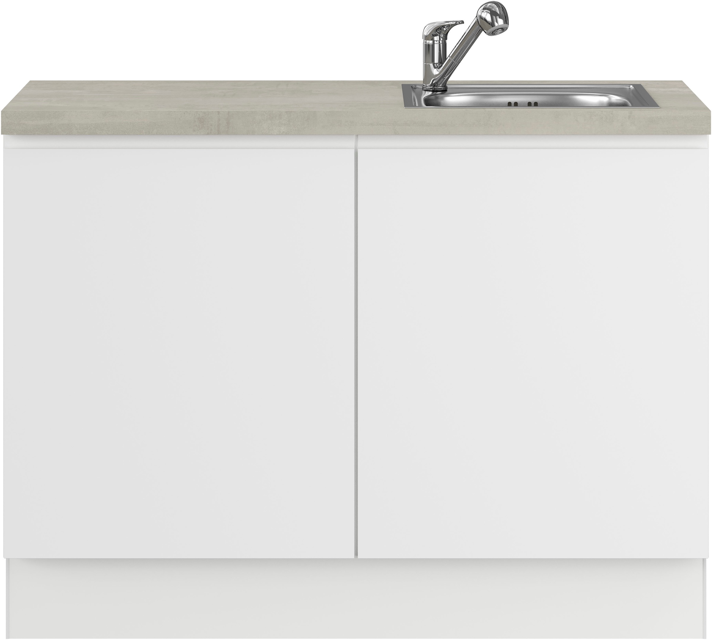 IMPULS KÜCHEN Mehrzweckschrank-Set "Warschau" Spülenschrank und Wäschekorbs günstig online kaufen