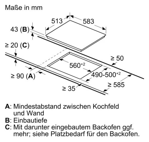 BOSCH Elektro-Herd-Set »HND411VS62«, HEA513BS2, mit Teleskopauszug nachrüstbar, mit schmaler Universalpfanne