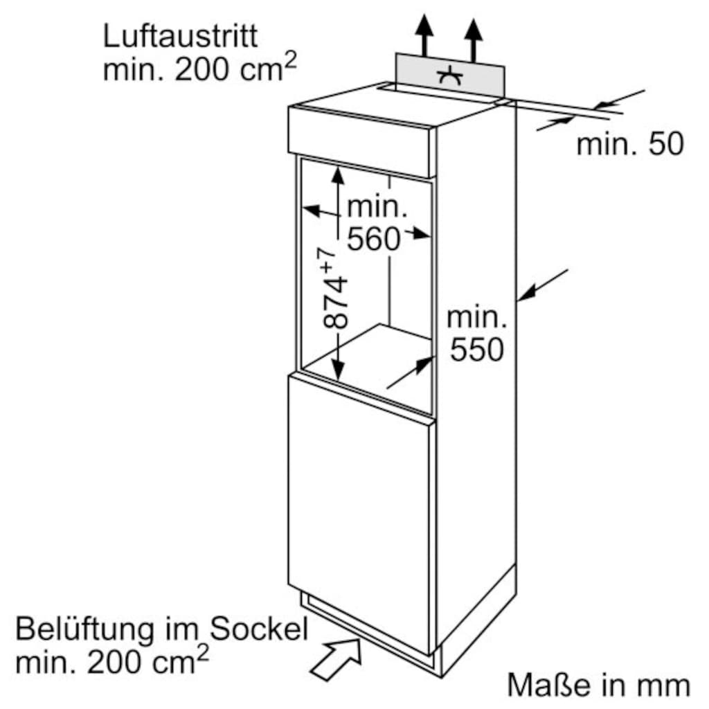 NEFF Einbaugefrierschrank »GI1212SE0«, 87,4 cm hoch, 54,1 cm breit