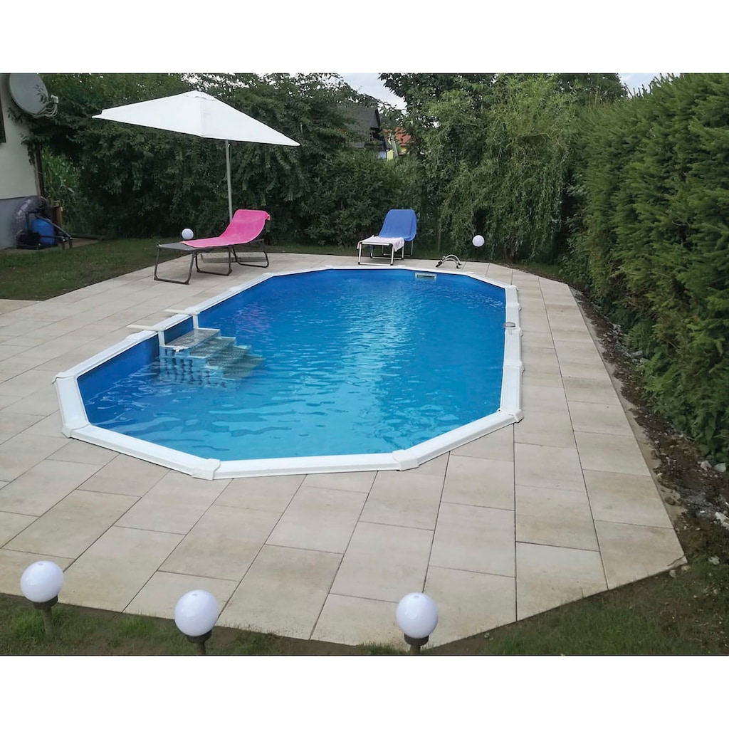 KWAD Poolwandisolierung »Pool Protector T60«, (28 St.), für Ovalformbecken der Größe 610x360x132 cm