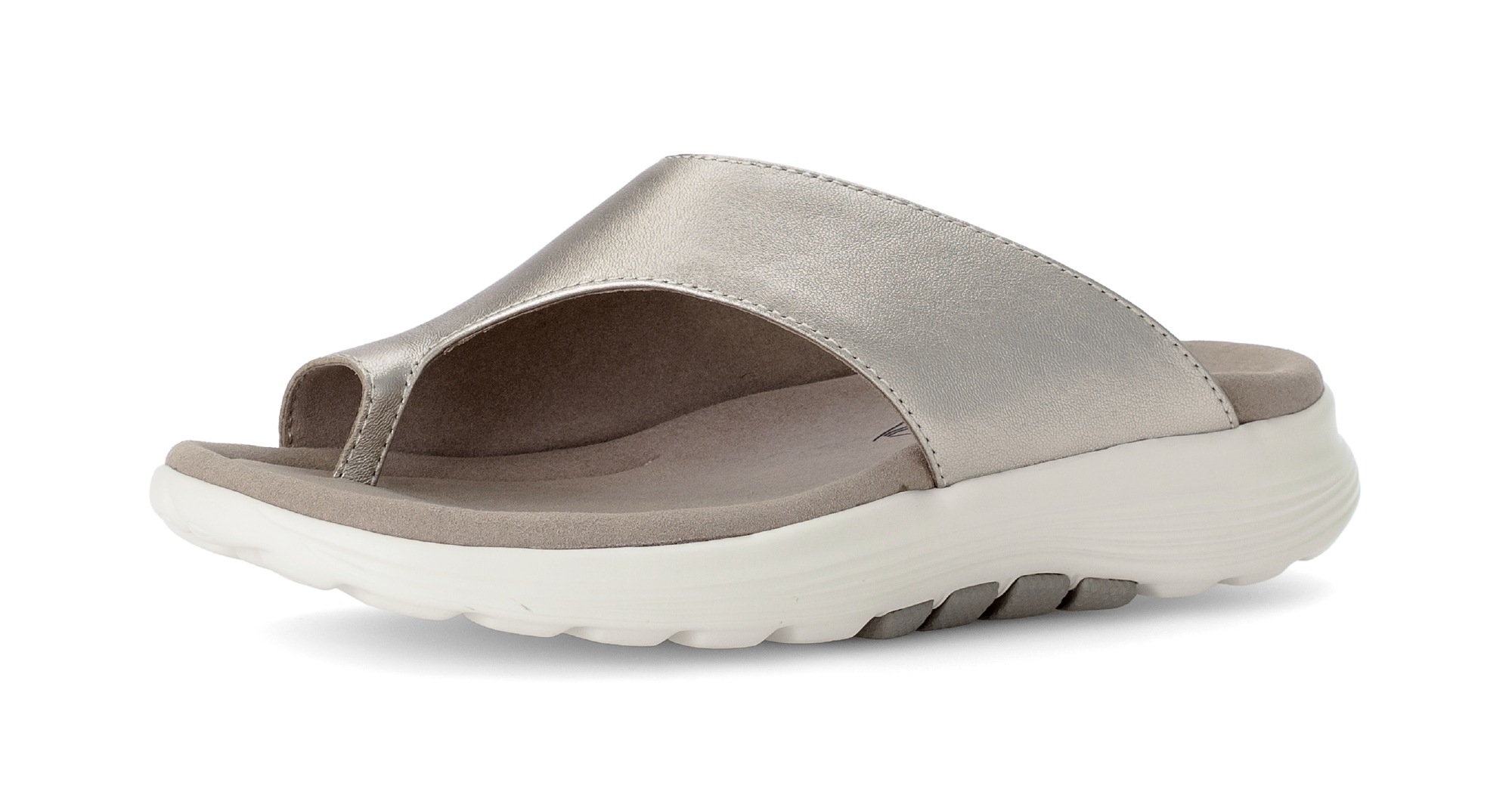 Rollingsoft Dianette Zehentrenner, Sommerschuh Mit Weichem Zehensteg, G-Weite