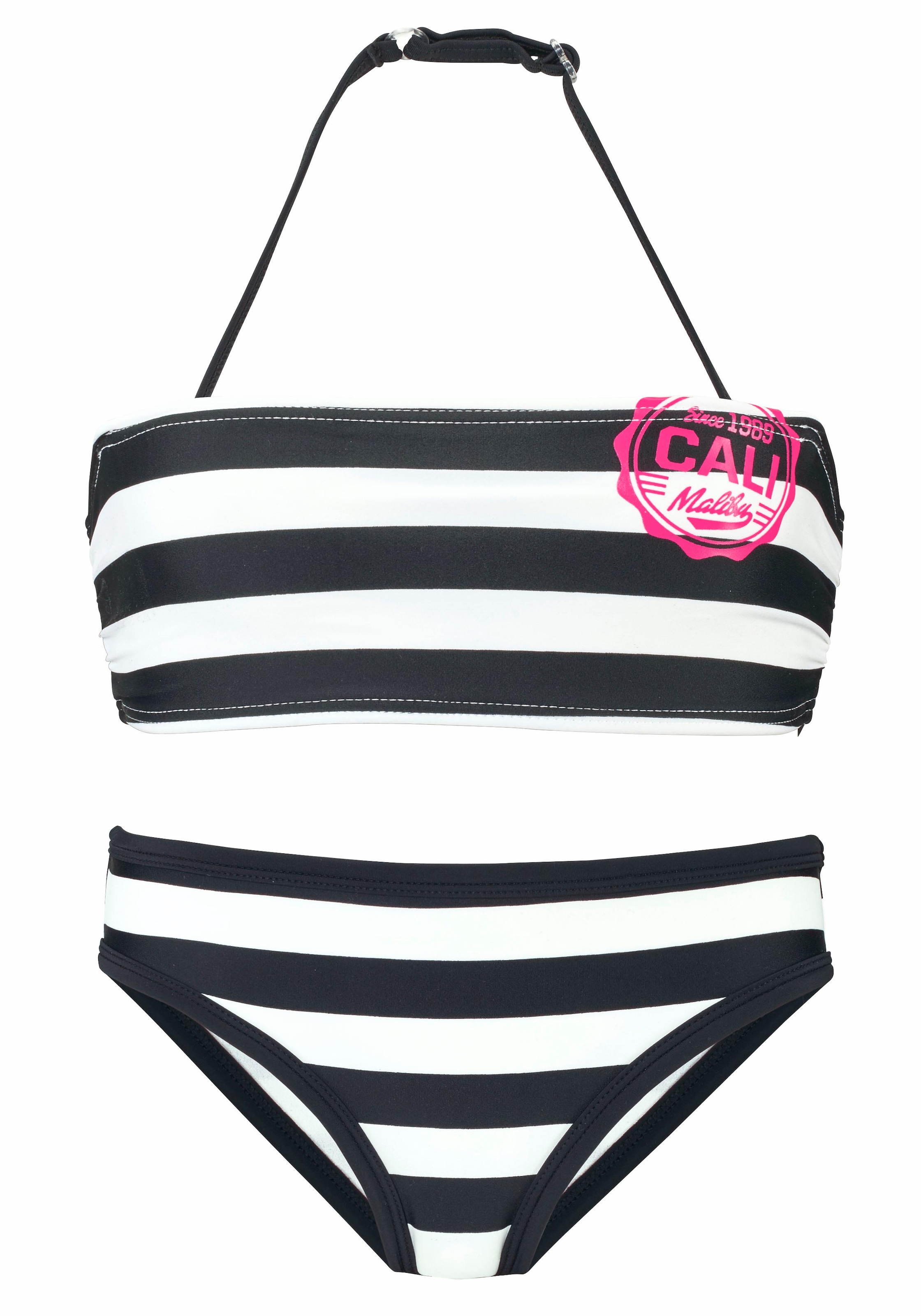 Bench. Bandeau-Bikini, mit Streifen online | trendigen bestellen BAUR