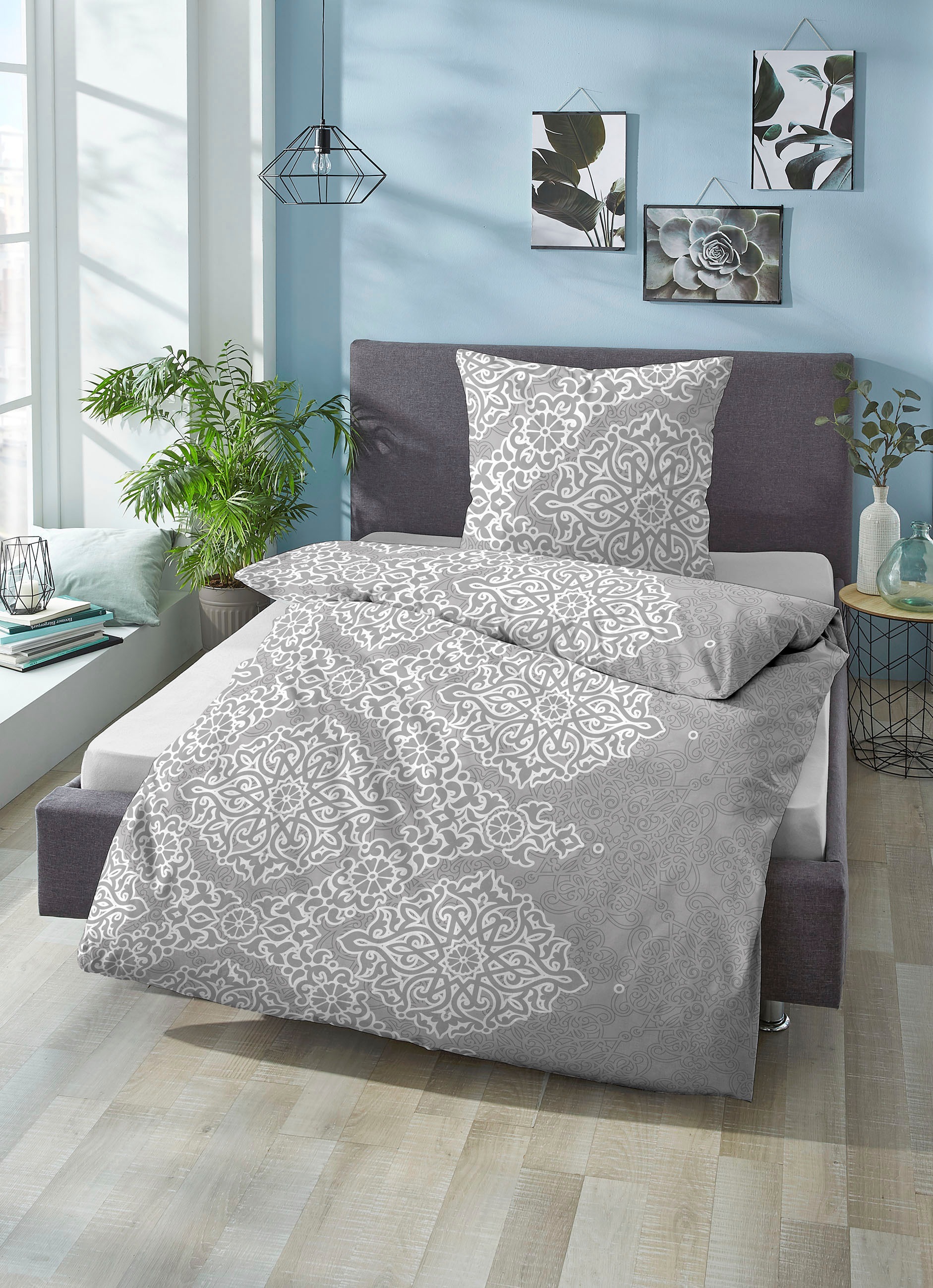 Castell - Markenbettwäsche Bettwäsche "Amalia" 2 Stk. absolut bügelfrei, sc günstig online kaufen