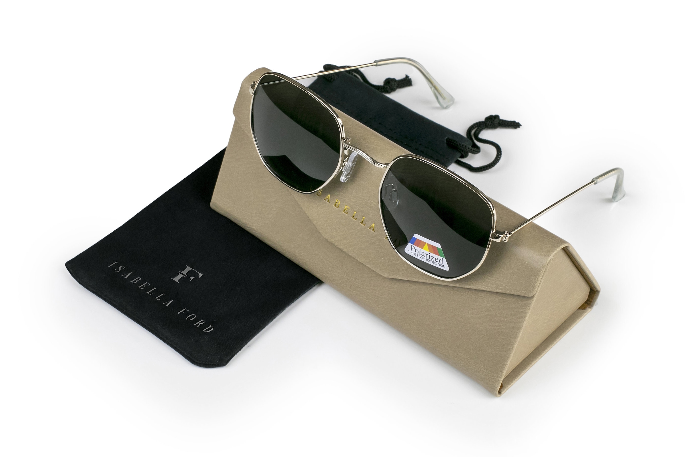 ISABELLA FORD Sonnenbrille »FA05-02« Glass 0.74MM Polarized Lens UV400，CAT3.0