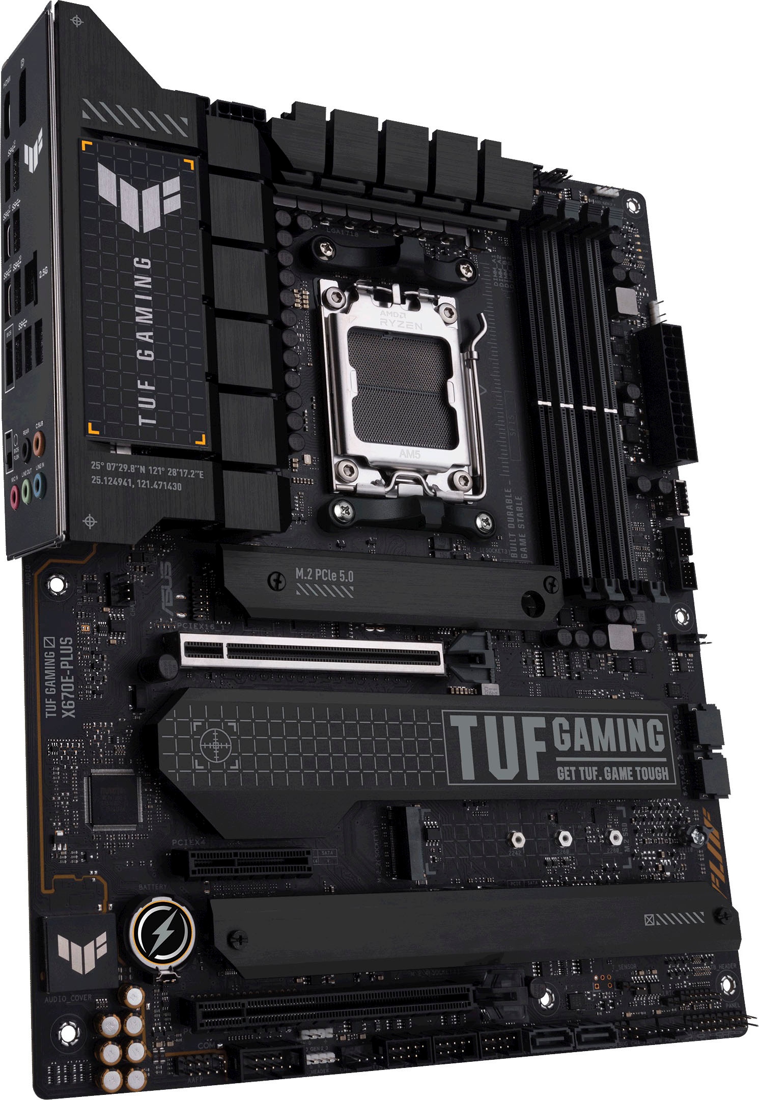 Asus Mainboard »TUF GAMING X670E-PLUS«, Ryzen 7000, ATX, PCIe 5.0, DDR5-Speicher, 4x M.2, USB 3.2 Gen