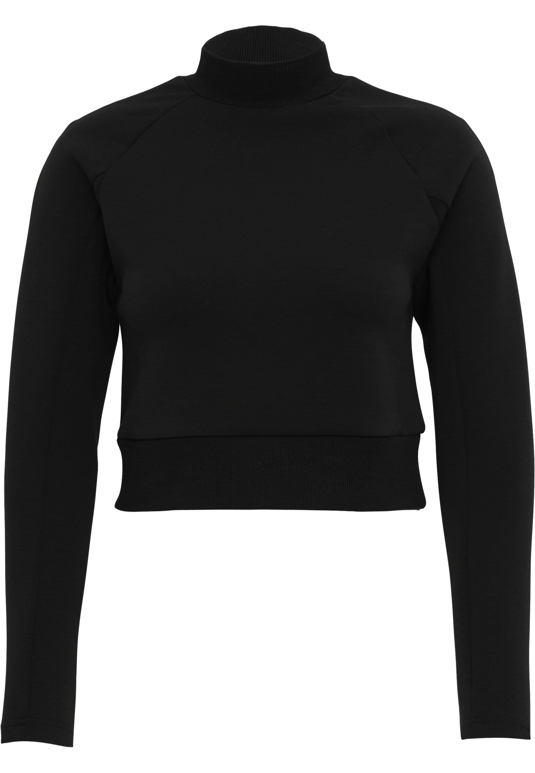 Sweatshirt »Urban Classics Damen Ladies Interlock Short Turtleneck Crew«