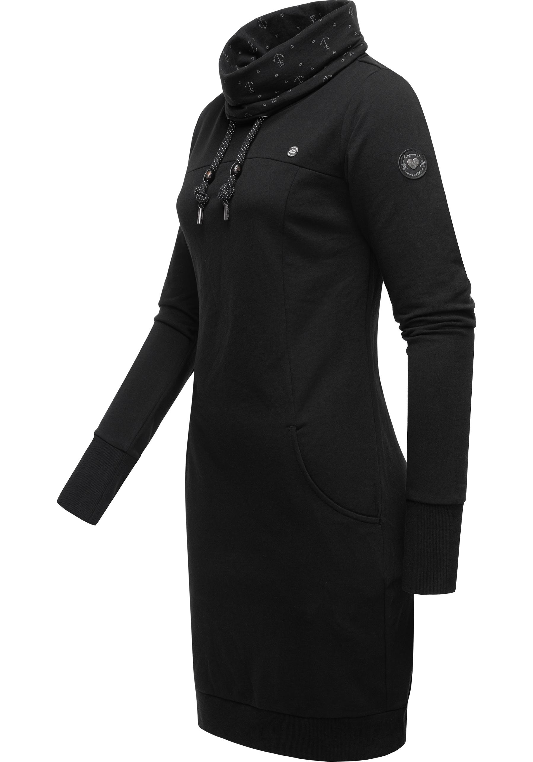 Ragwear Sweatkleid »Ditik«, stylisches Langarmkleid mit praktischen Eingrifftaschen